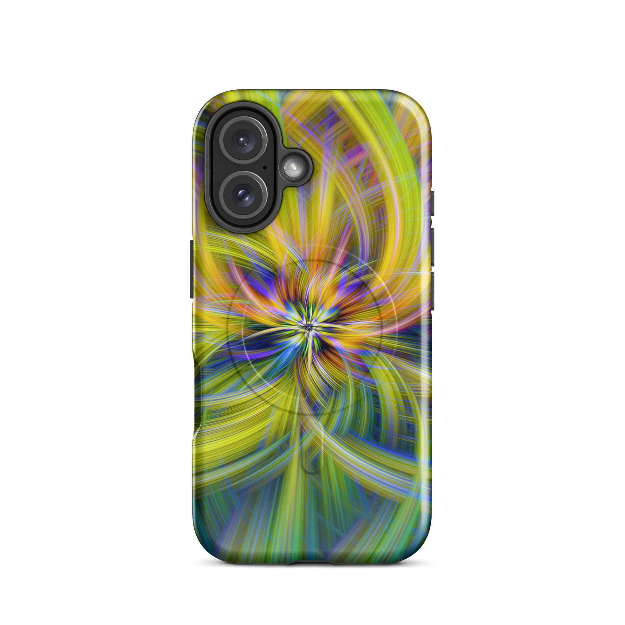 Vibrant Abstract MagSafe Tough Case for iPhone, Art Case