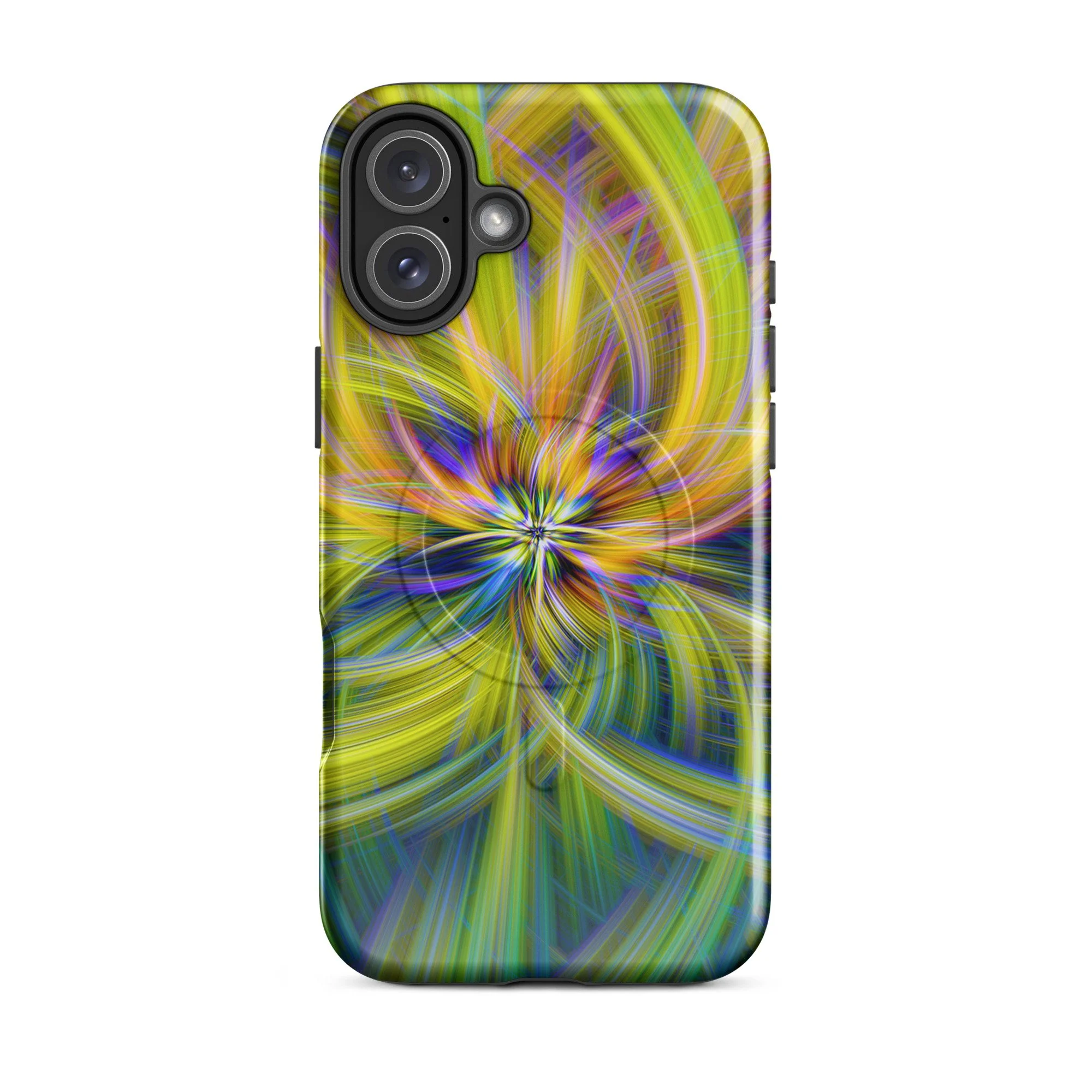 Vibrant Abstract MagSafe Tough Case for iPhone, Art Case