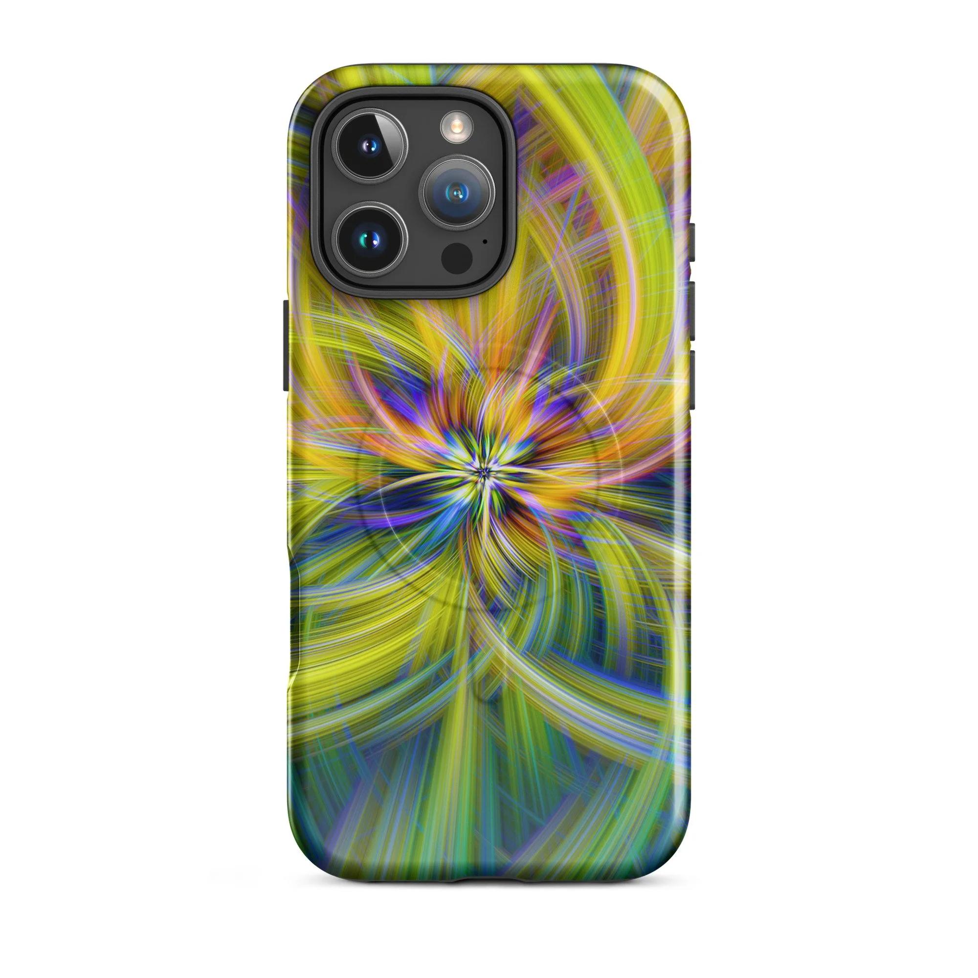 Vibrant Abstract MagSafe Tough Case for iPhone, Art Case