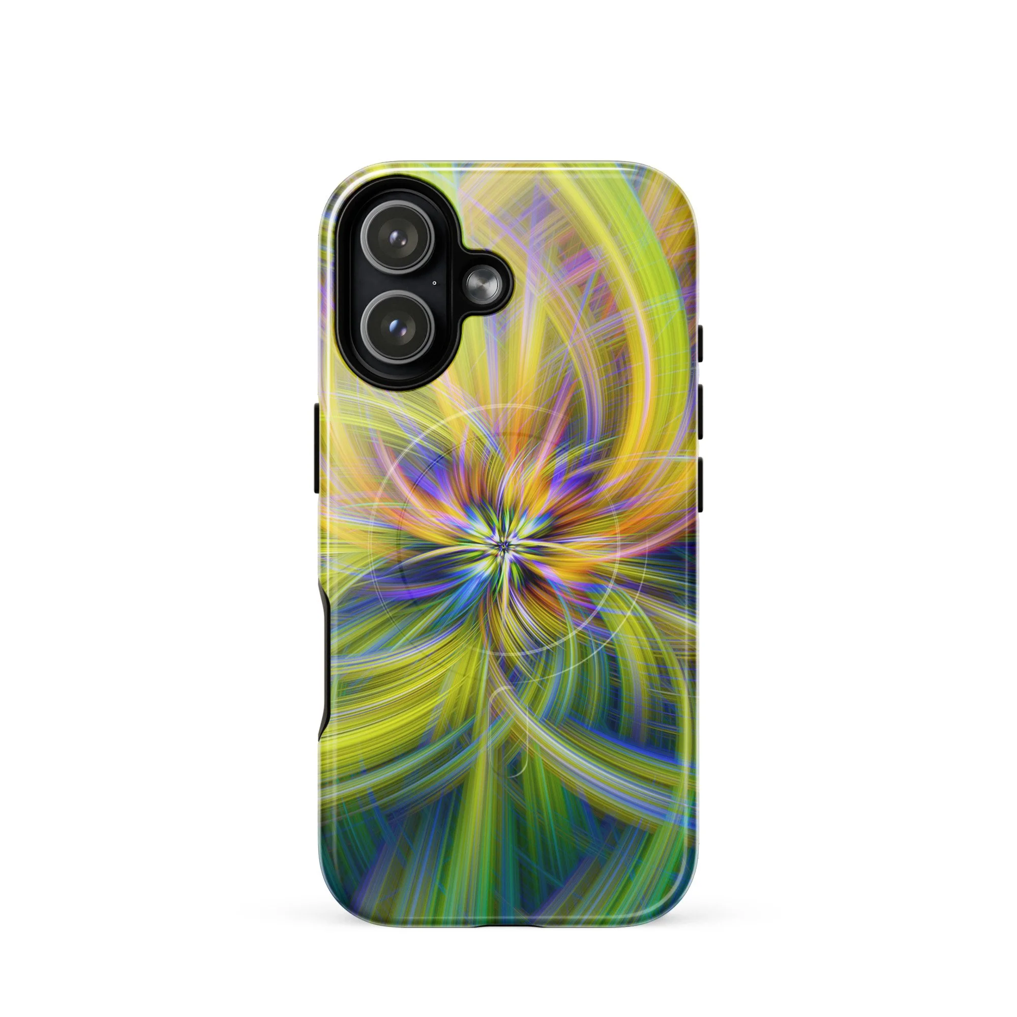 Vibrant Abstract MagSafe Tough Case for iPhone, Art Case