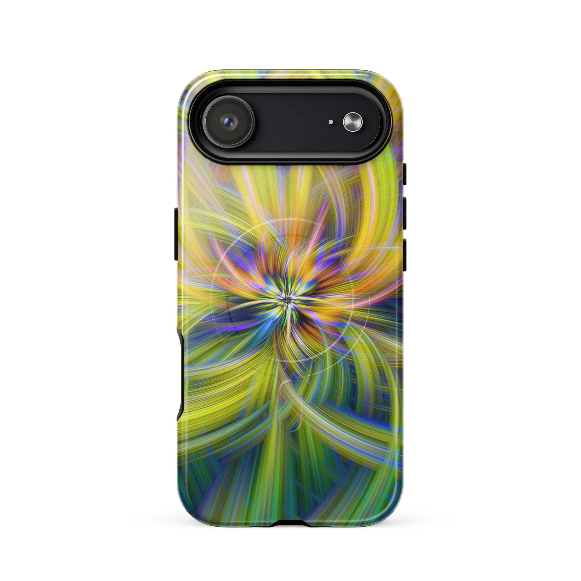 Vibrant Abstract MagSafe Tough Case for iPhone, Art Case