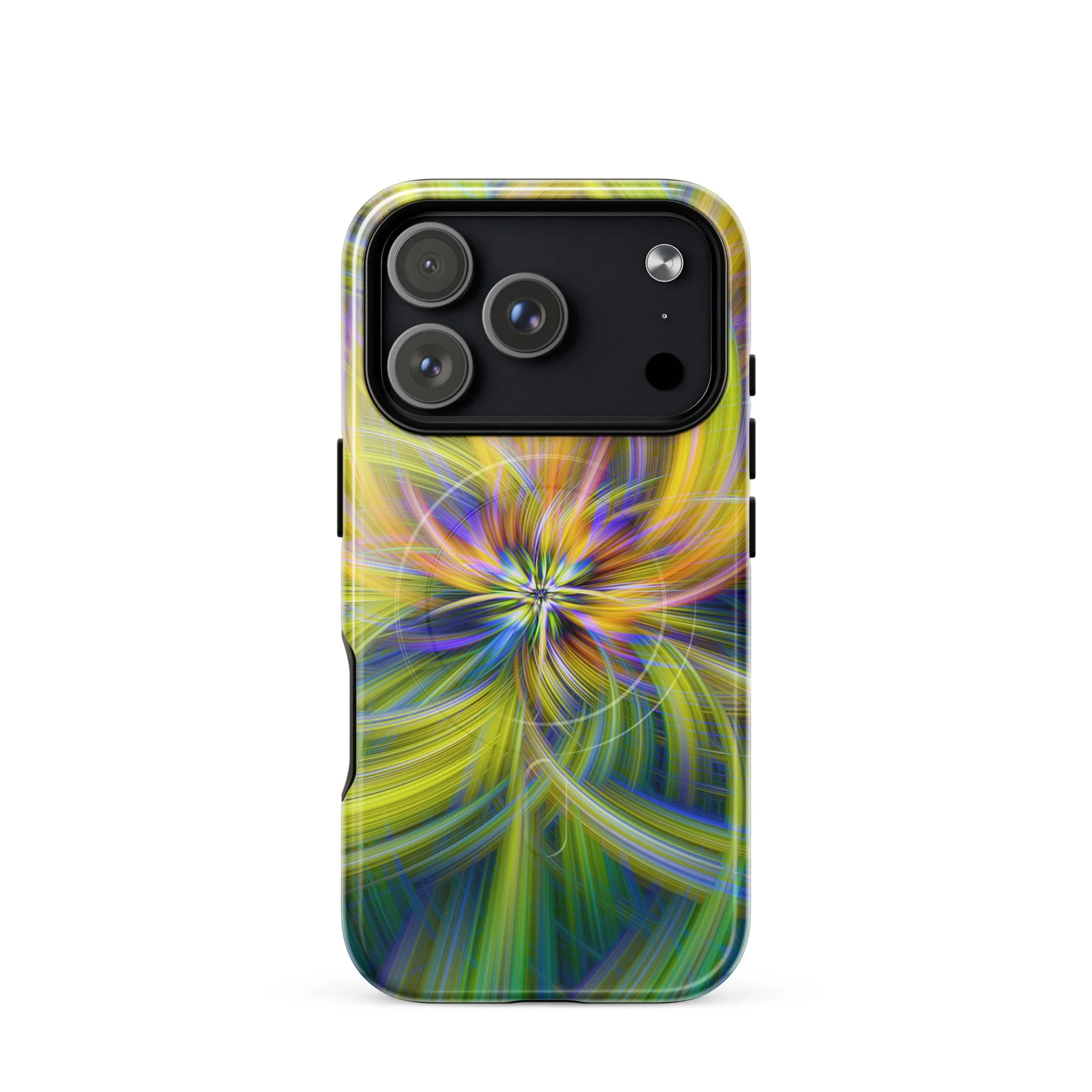 Vibrant Abstract MagSafe Tough Case for iPhone, Art Case