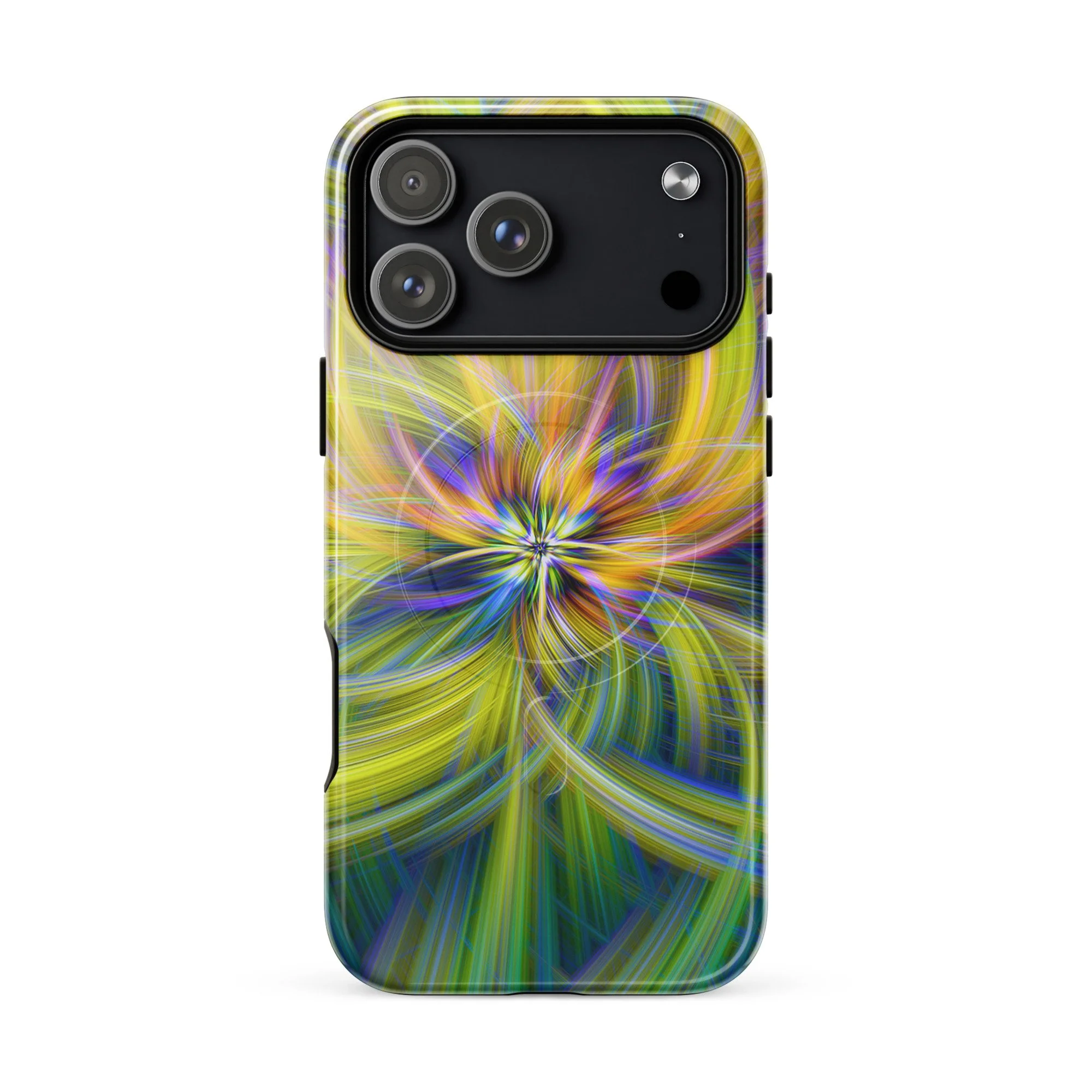 Vibrant Abstract MagSafe Tough Case for iPhone, Art Case
