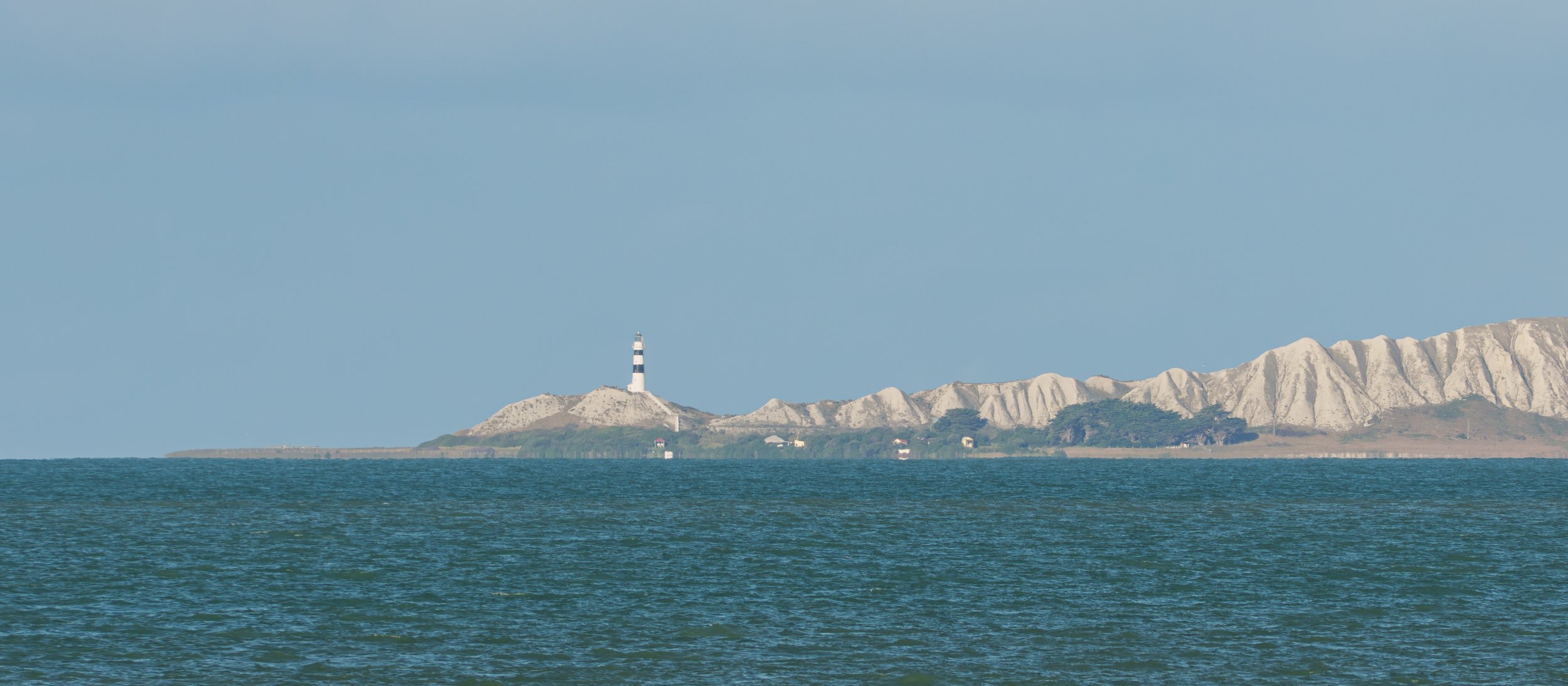 Views across to Cape Campbell Lighthouse.