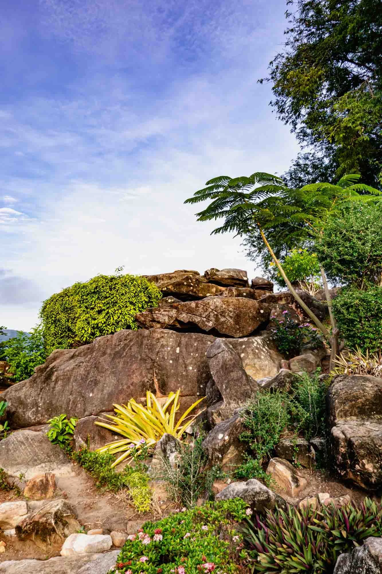 Some beautiful rocks where we can sit to enjoy the view.