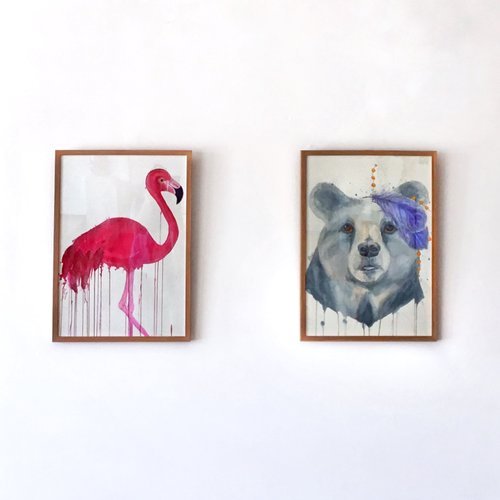 Contemporary Australian Wildlife Watercolour Art ERIN ROBINSON