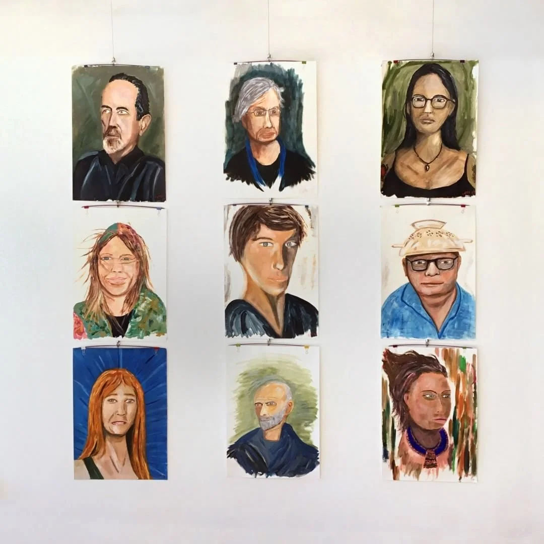Non traditional Australian Portrait Art UNDER THE INFLUENCE PETER PATTERSON