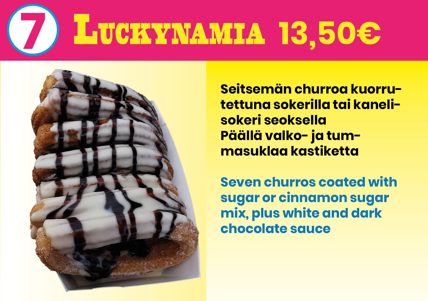 Täytetyt churrot
