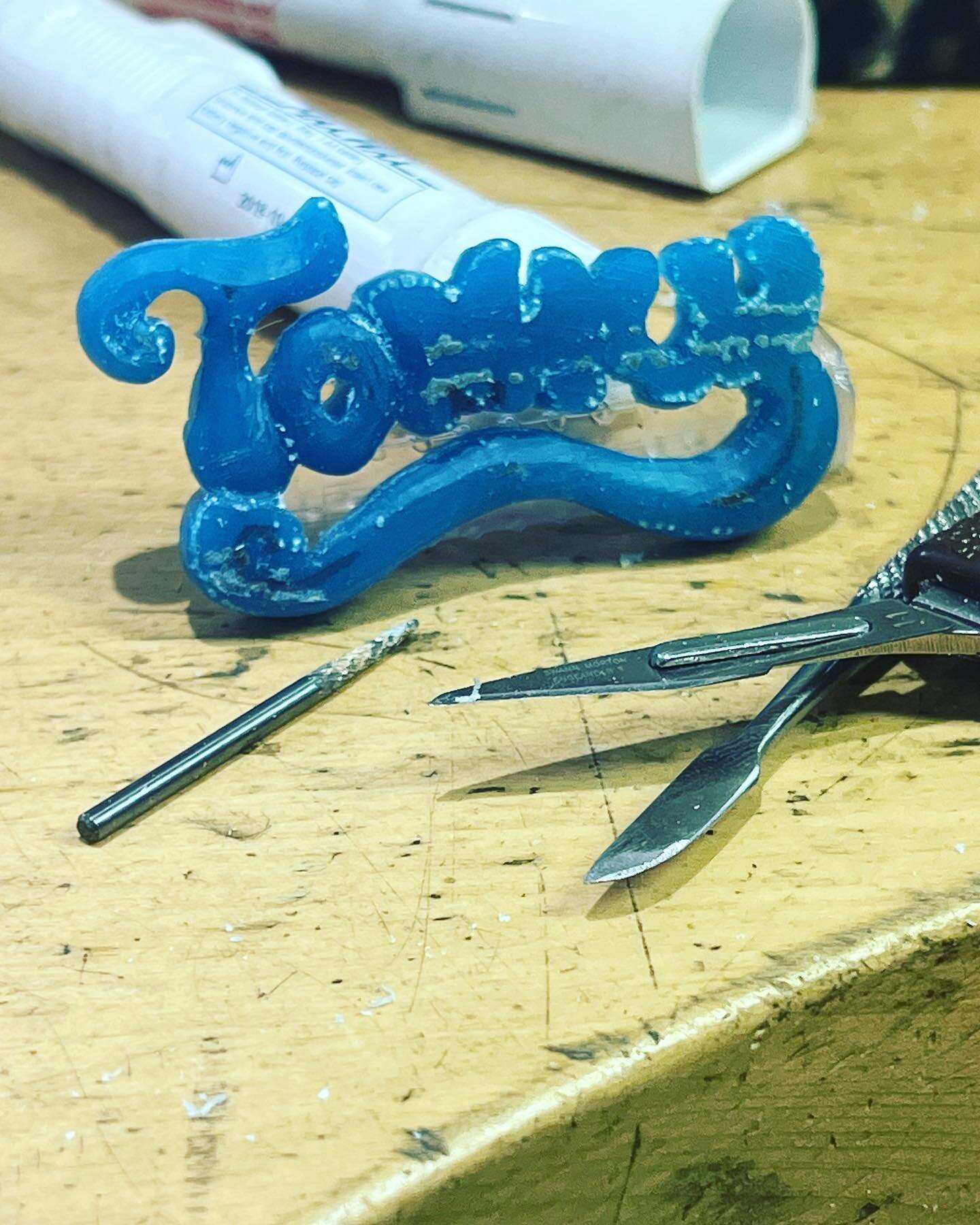 Getting there! Just a few more hours Emily! 😅. 

#handcarved #wax #nameplate #mynameis #fashion #bling #design #traditionaltechniques #jewellery #luxury