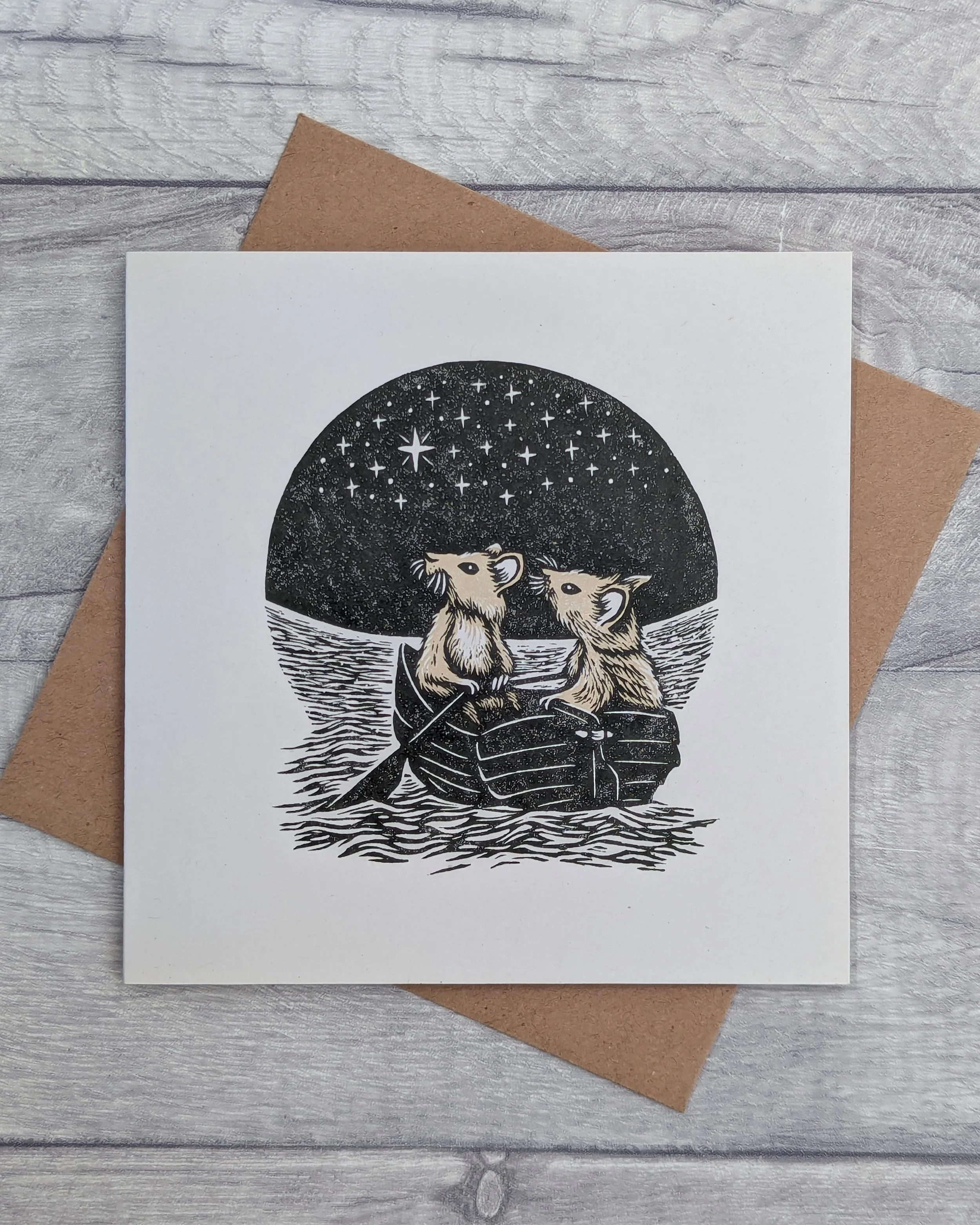 'Celestial Wanderers' Greetings Card