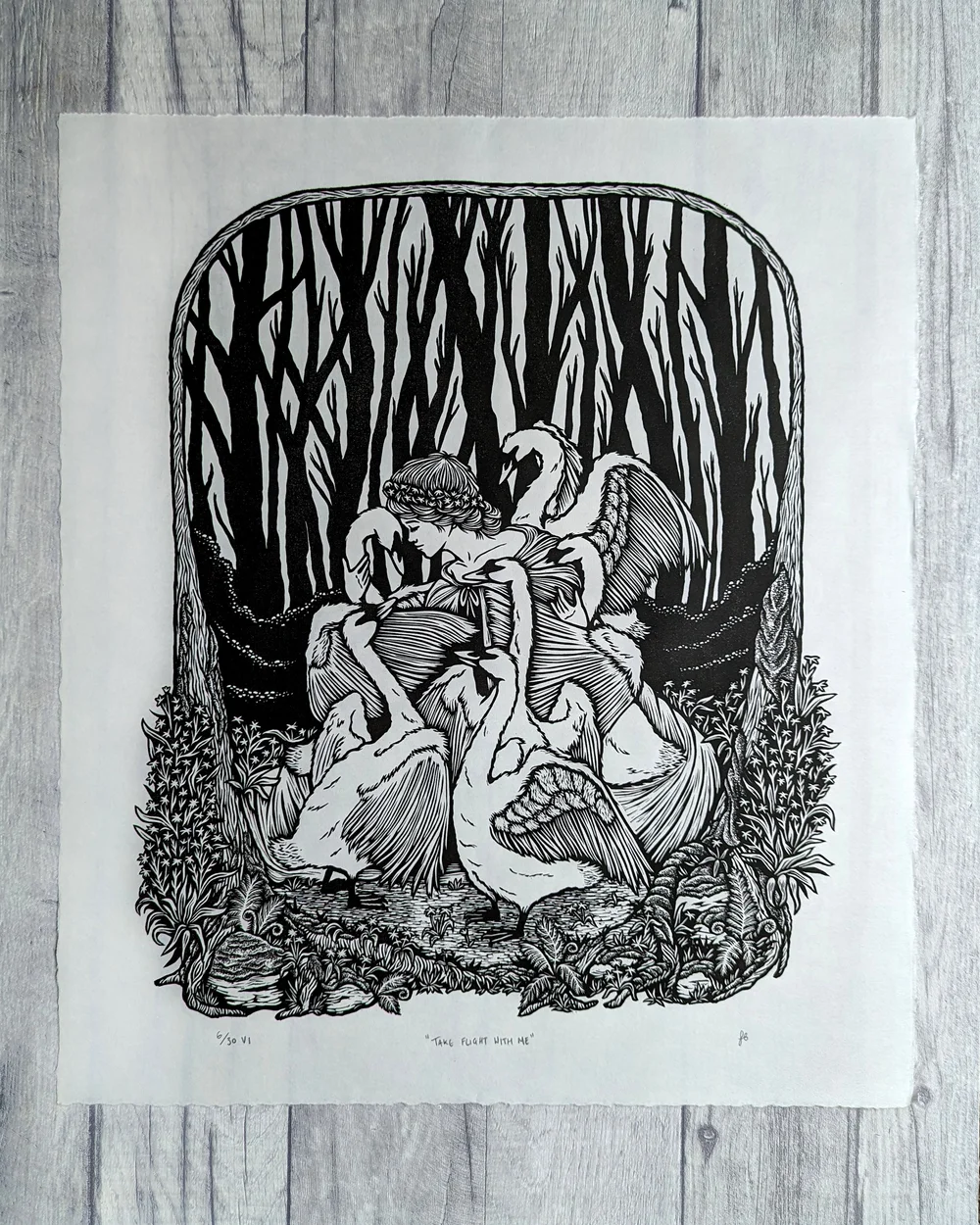 Original Linocuts — Frankie Brown