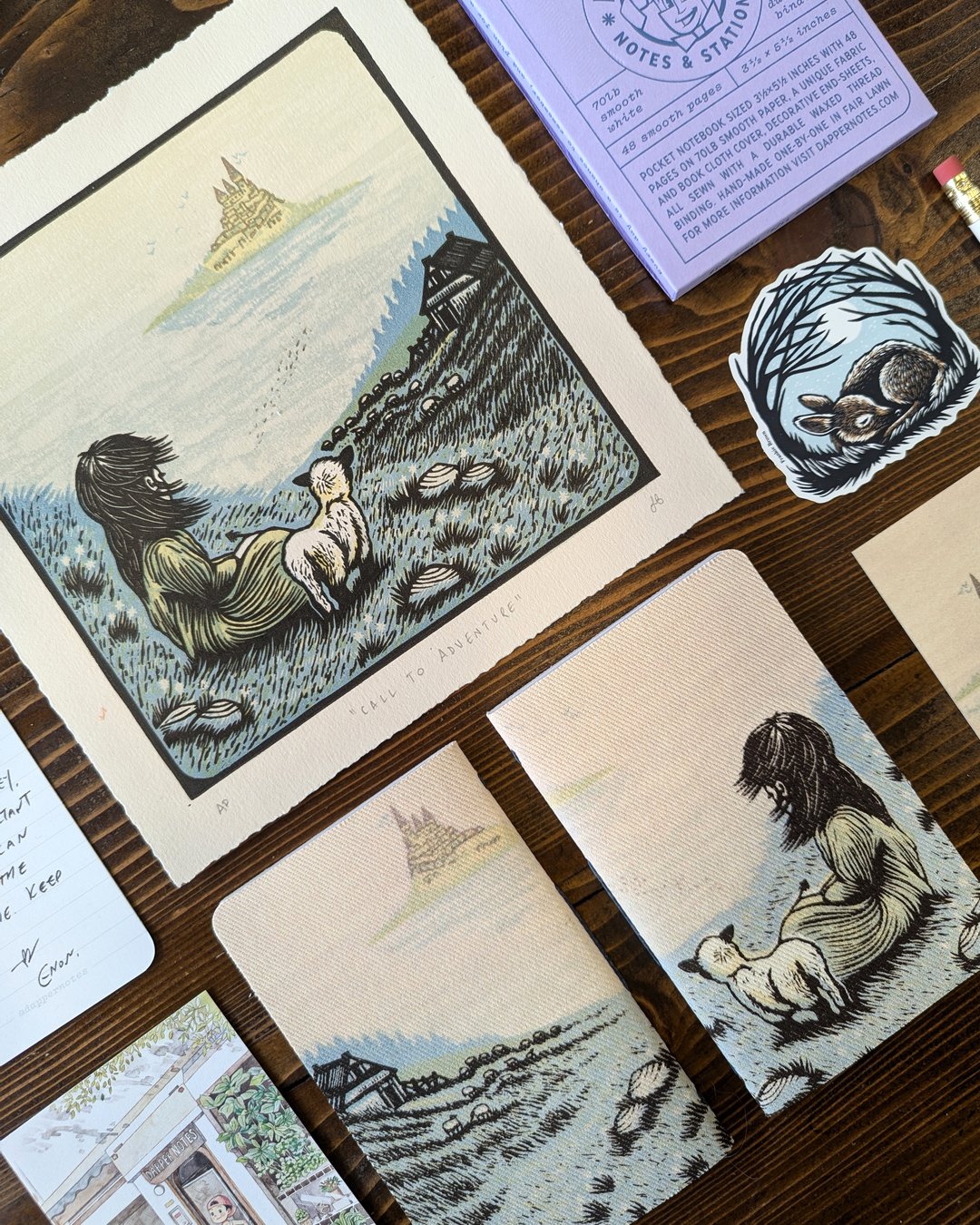 'Call to Adventure' Notebook - Dapper Notes x Frankie Brown Collab