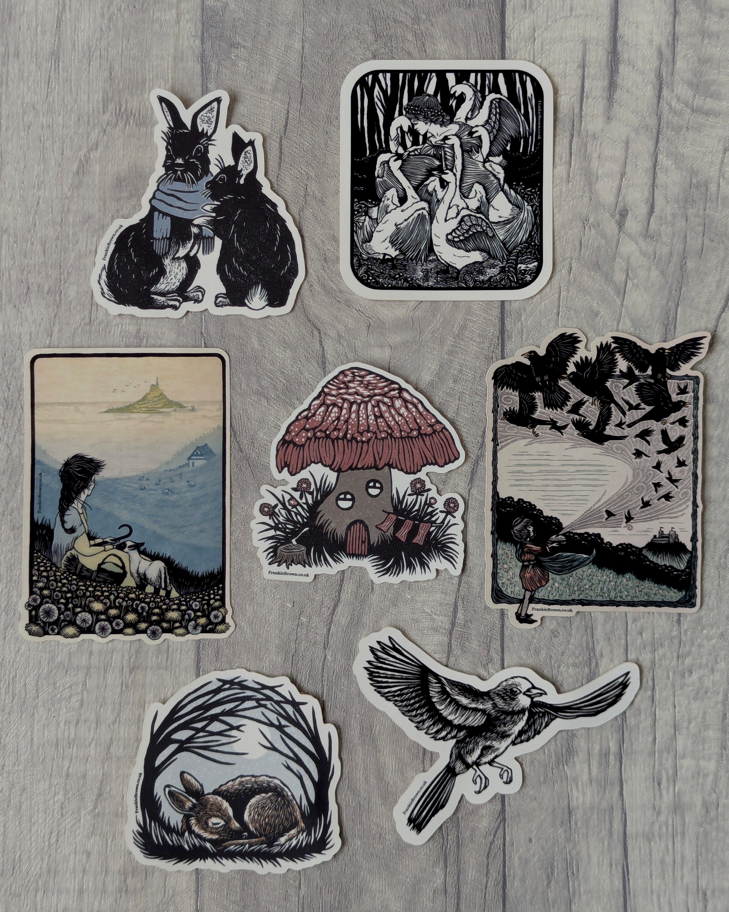 'Fairy Tale Collection' Vinyl Stickers