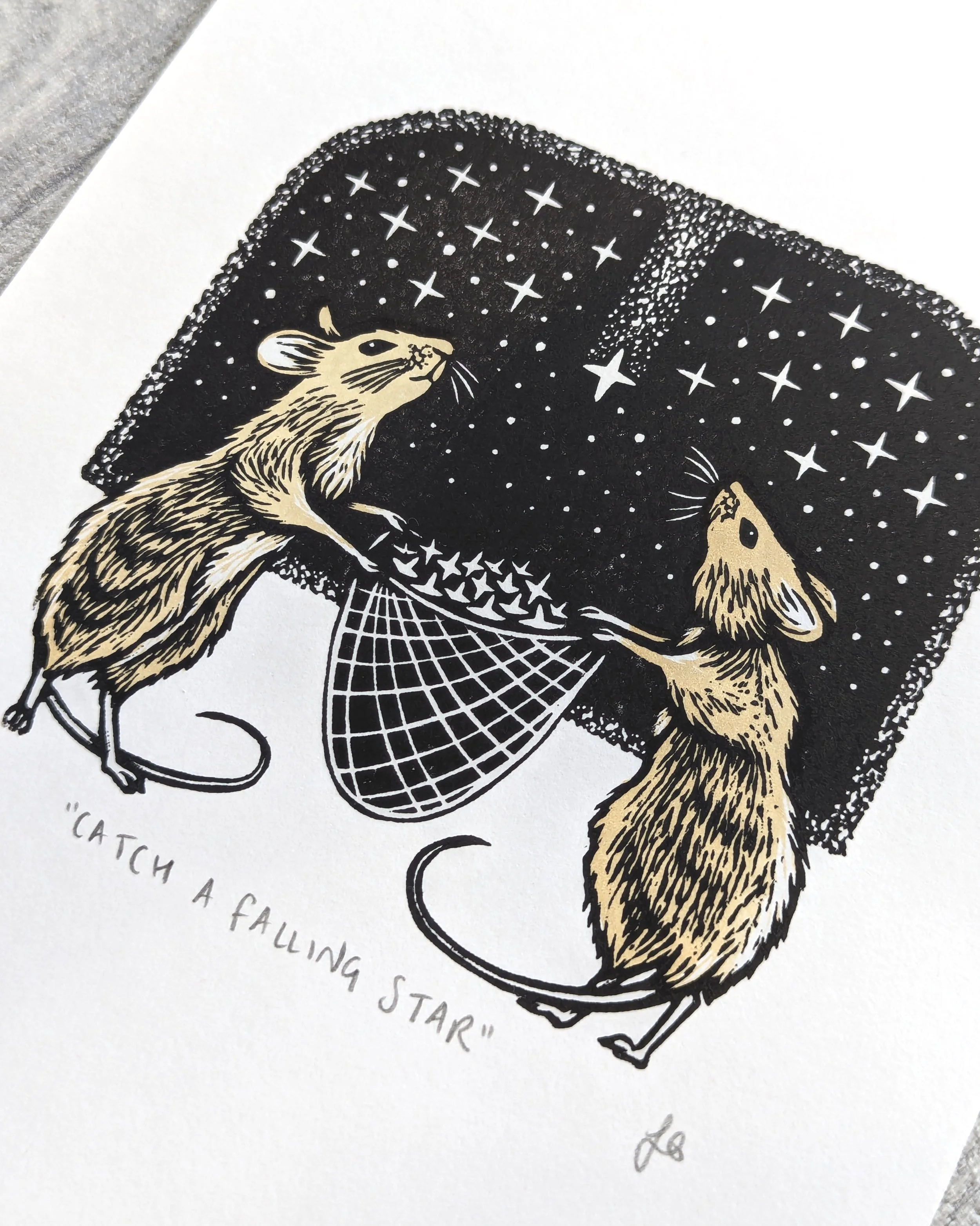 Catch_a_Falling_Star_Frankie_Brown_Linocut_03.jpg