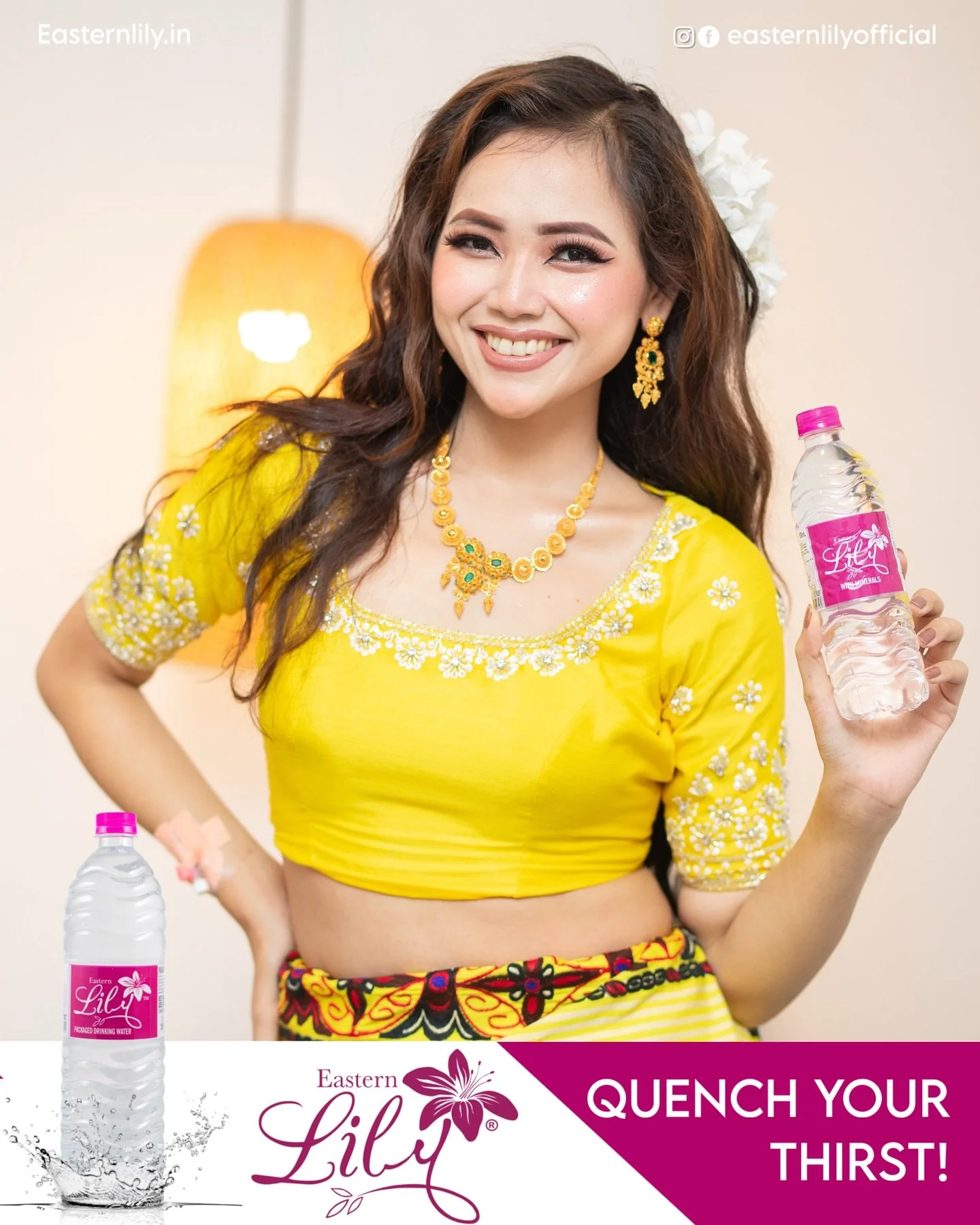Elegance meets hydration!
At Rythm & Runway @danube_kangjam , she chose to stay refreshed with @easternlilyofficial When beauty holds our bottle, it’s more than water—it’s an emotion.
With her charming presence, we’re sur