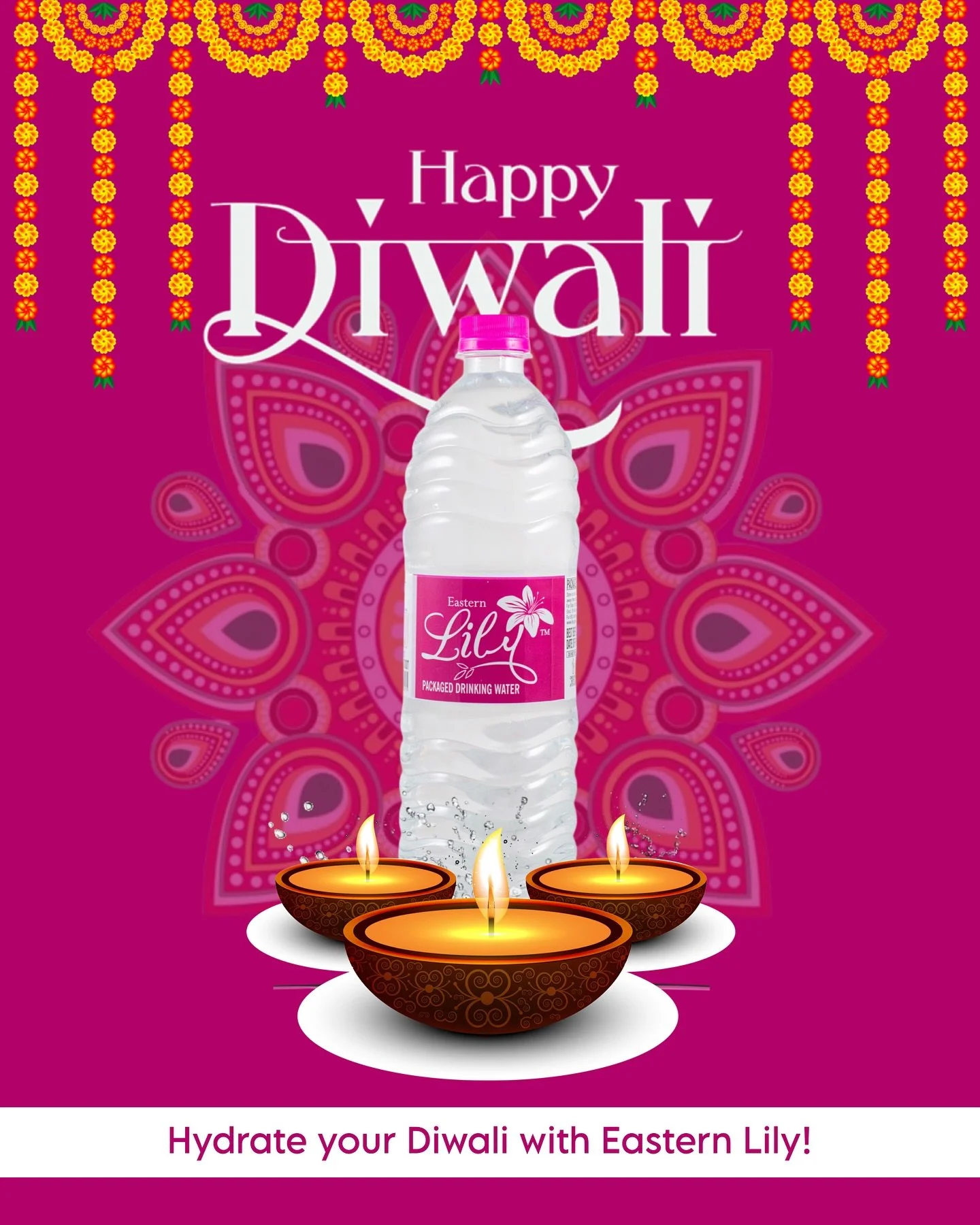 Happy Diwali @easternlilyofficial
Don’t forget to hydrate while celebrating Diwali