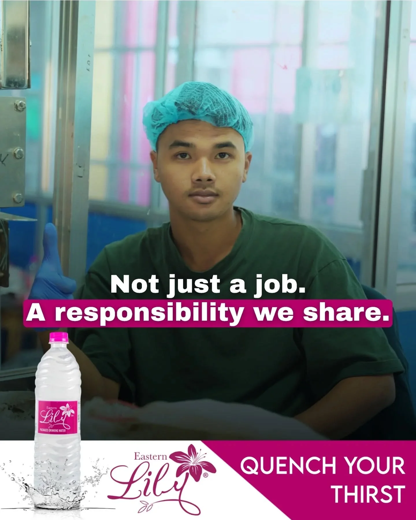 Behind every drop is a team that cares.
Pure water. Honest work. Real responsibility.@easternlilyofficial

#EasternLily #PureResponsibility #Teamwork #QualityWater #TrustInEveryDrop