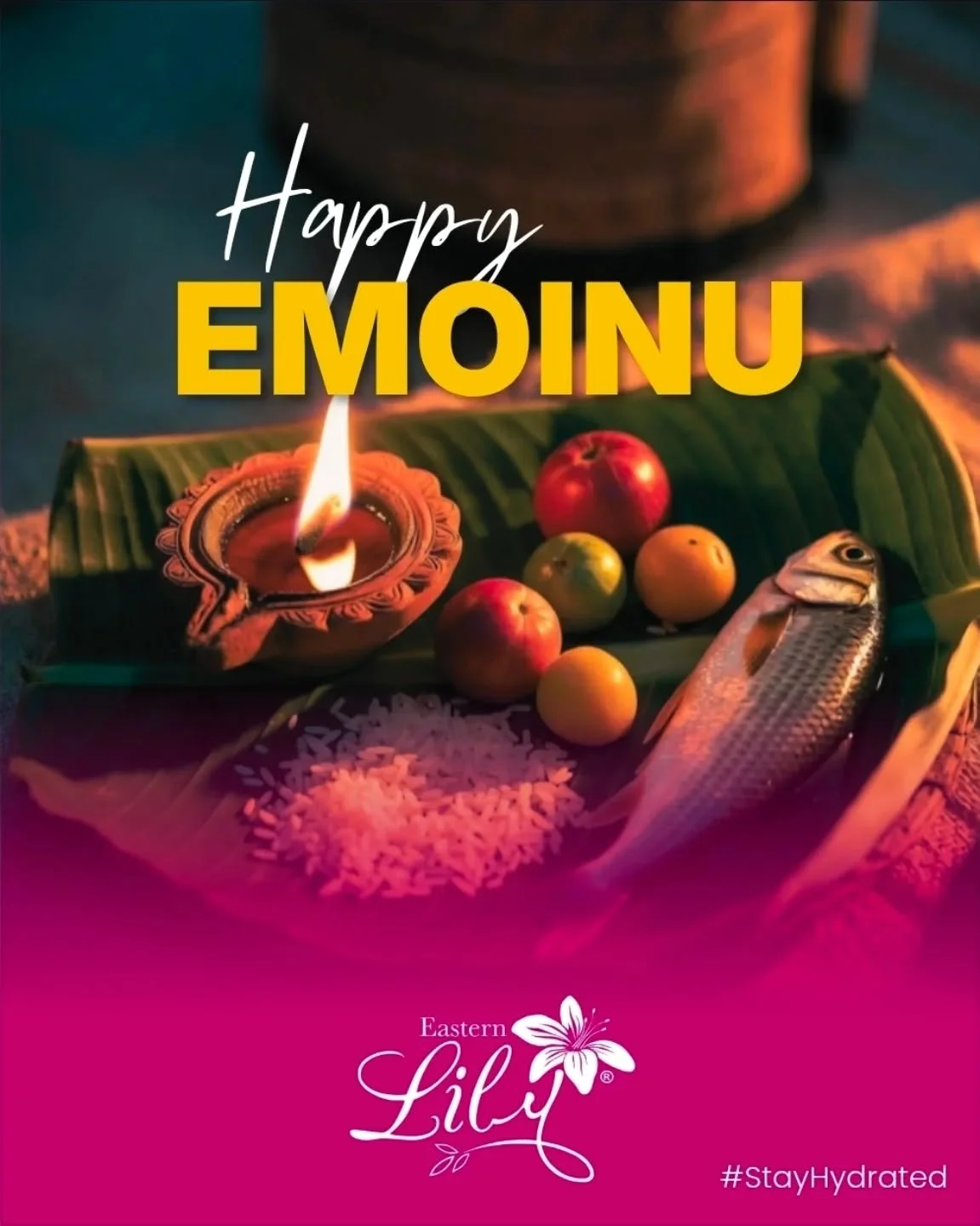 We wish everyone observing a festival blessed with clarity, health, and prosperity.

Manage By: @tycoon_b2b 

 #EmoinuFestival #WaterIsLife #RitualAndFlow #hydrateyourself #quenchvourthirst