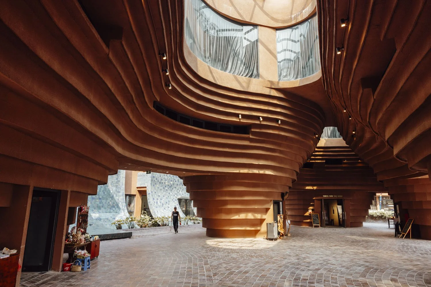 Unique architecture of bat trang pottery museum