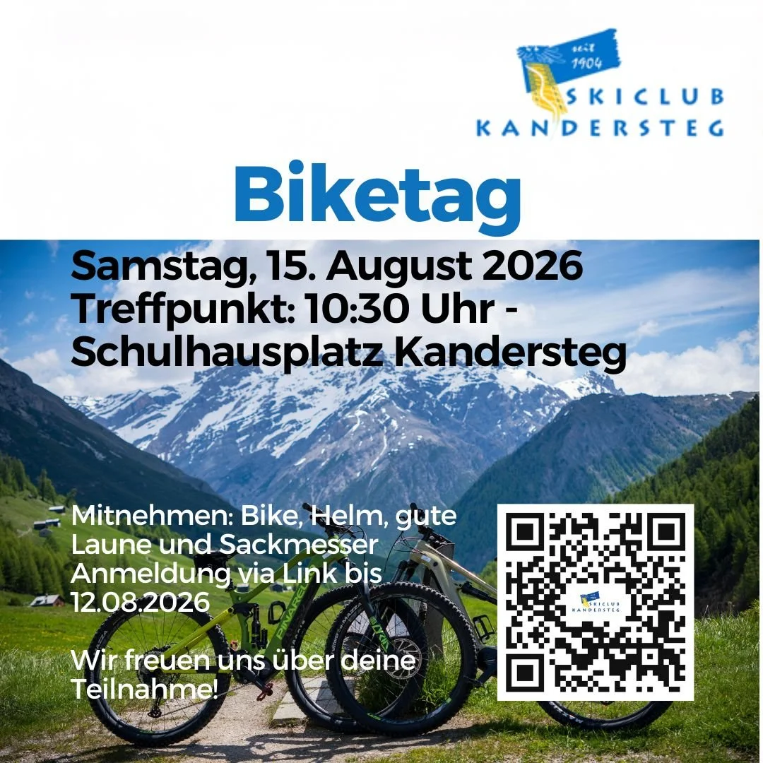 Biketag, Samstag 15.8.26
