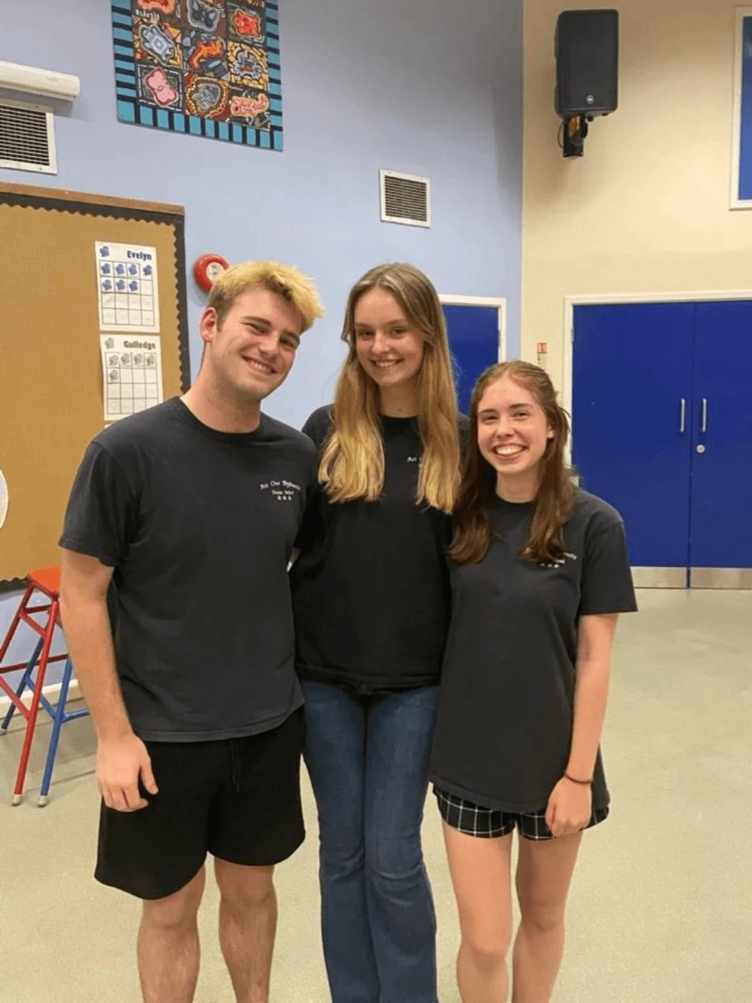 Teen drama students at Act One Beginners building confidence through performing arts