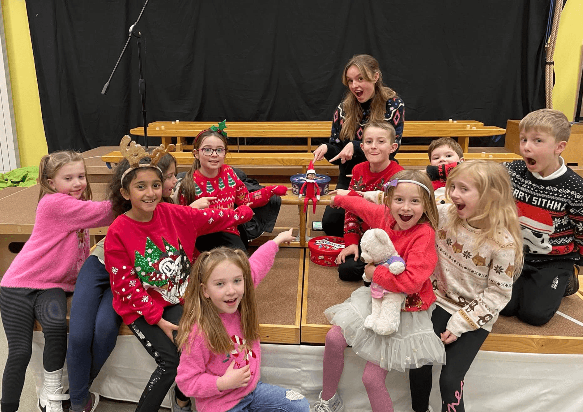 Children enjoying an after school drama club at Act One Beginners