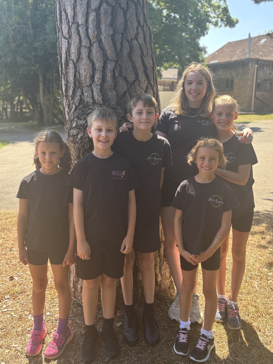 Children taking part in a drama class at Act One Beginners in Dormansland