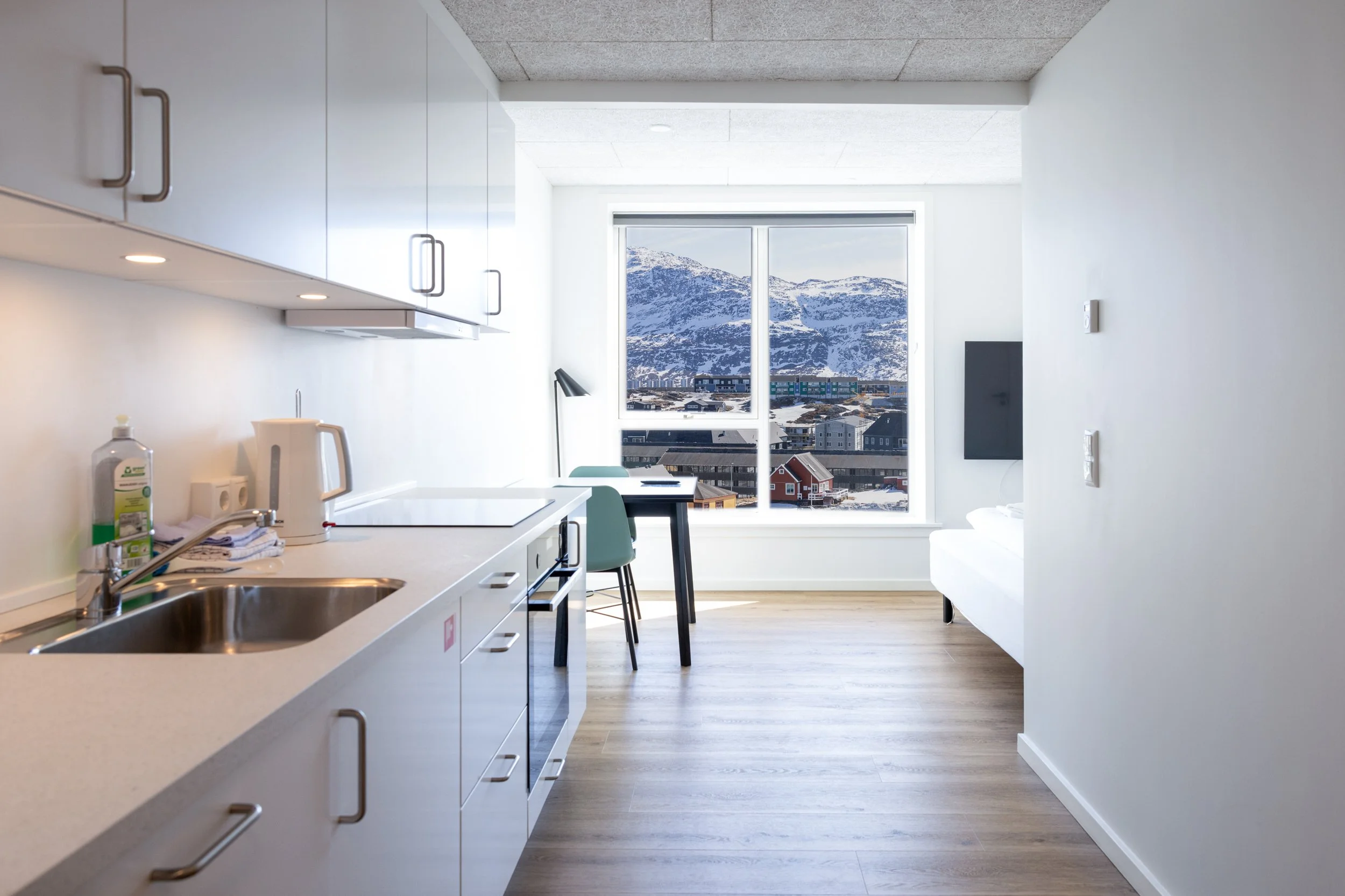 Studio from 3 Floor to 9 floor. Kitchen / Dining Area