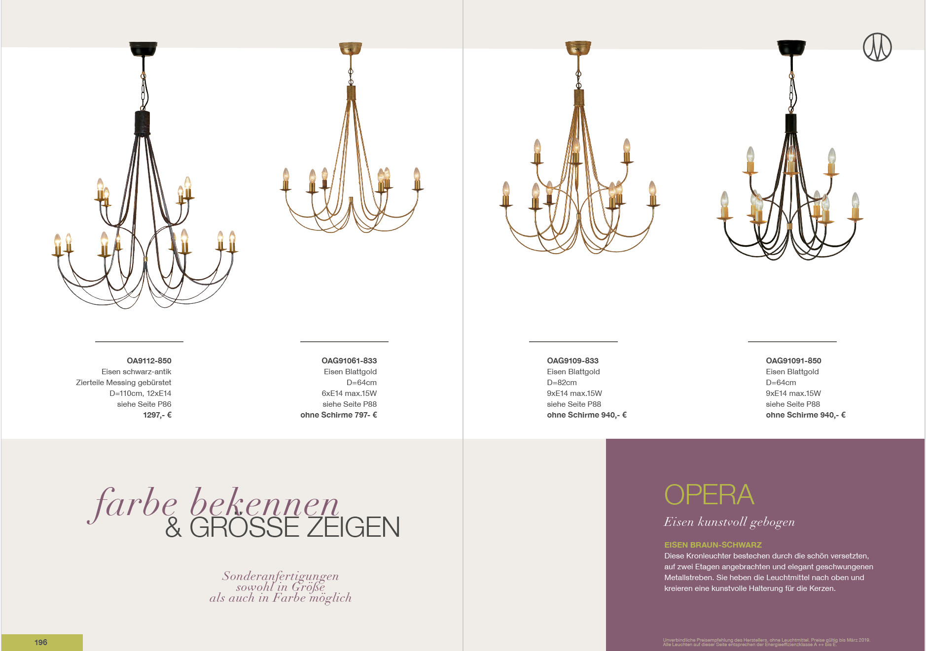 Menzel Leuchten Katalog