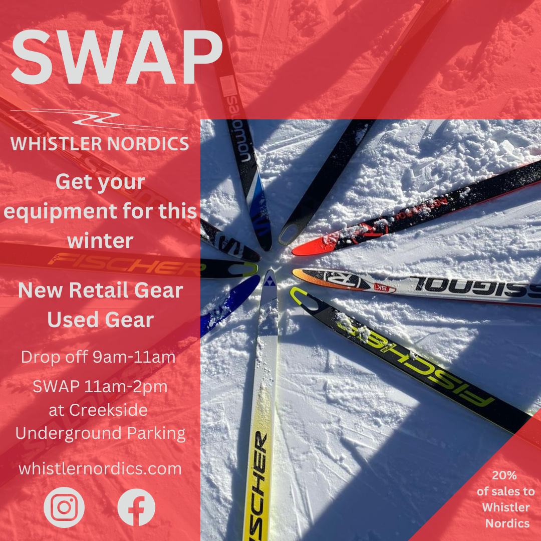 SWAP Oct 14th — Whistler Nordic Ski Club