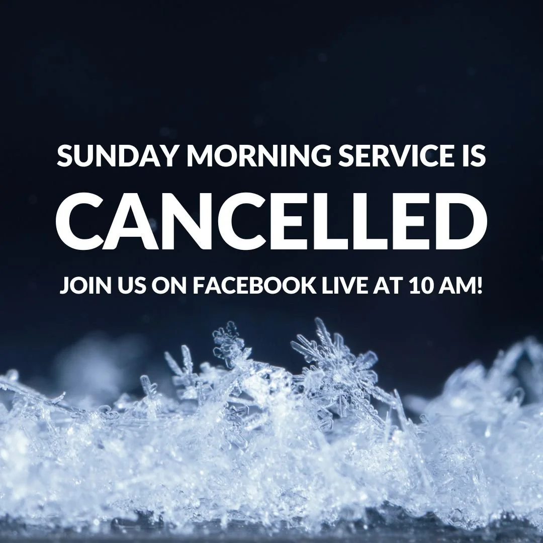 Sunday Worship Cancelled