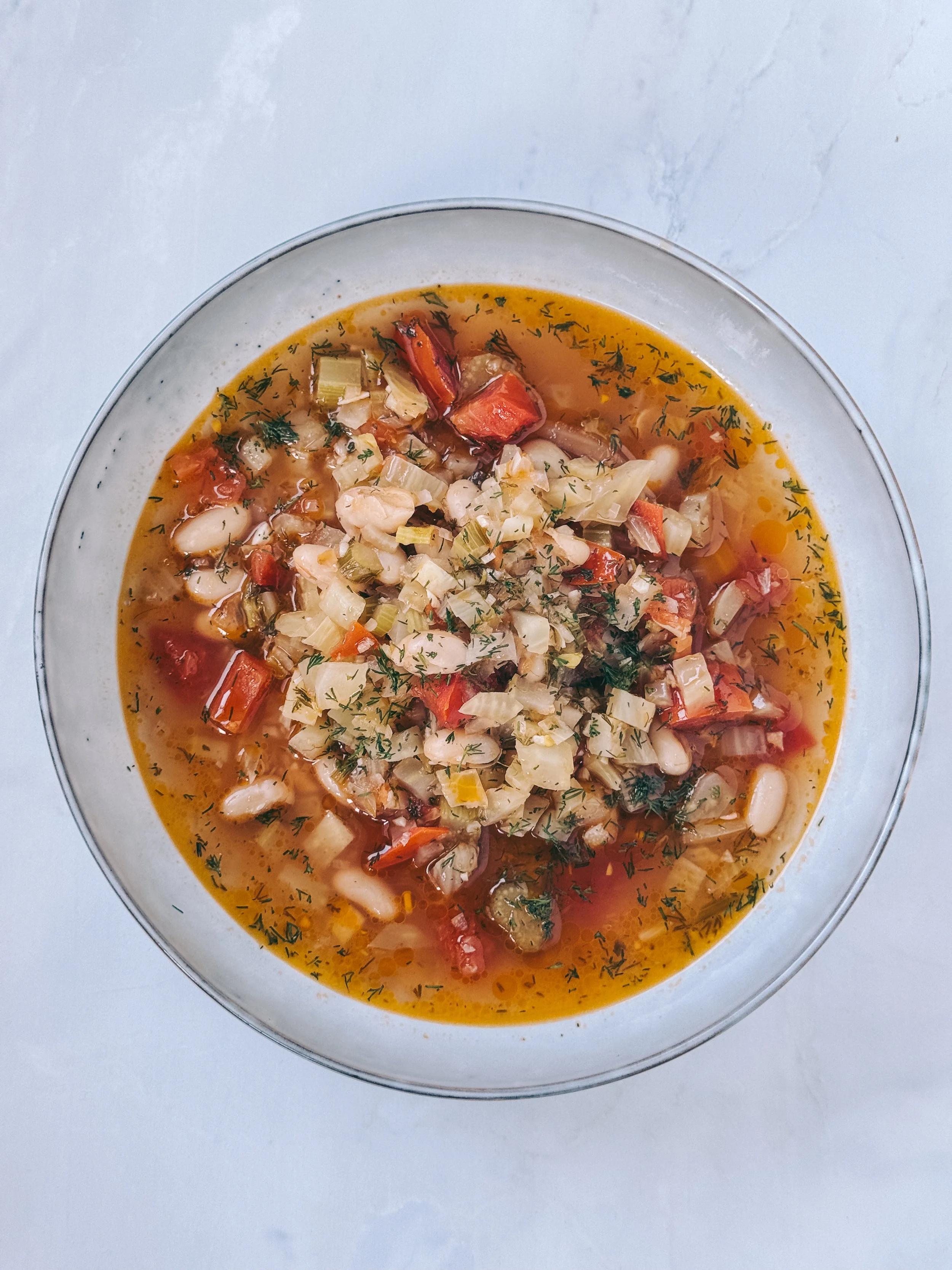 Ikarischer Langlebigkeitseintopf mit Bohnen