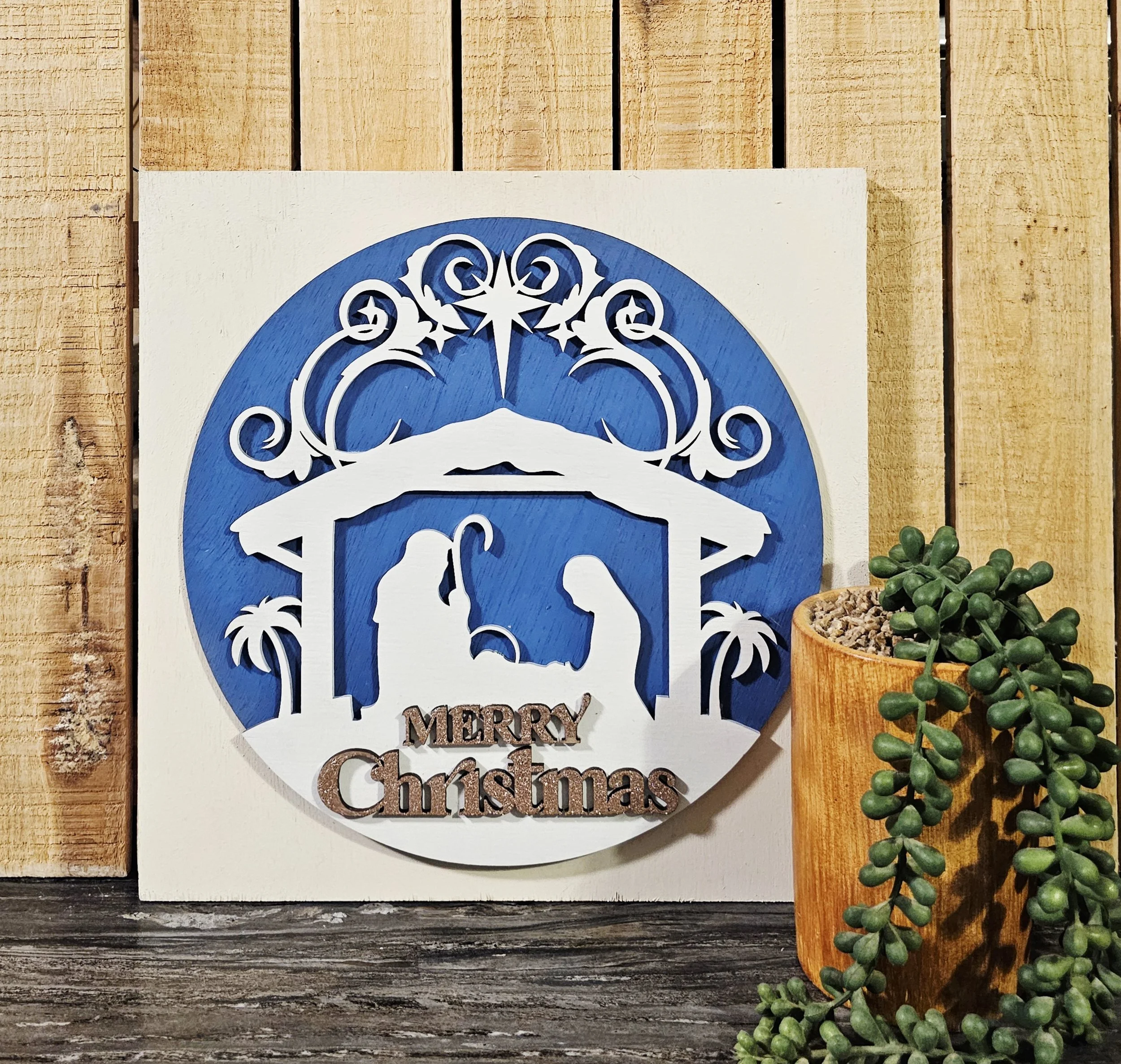 Story of Christmas Ladder Tile