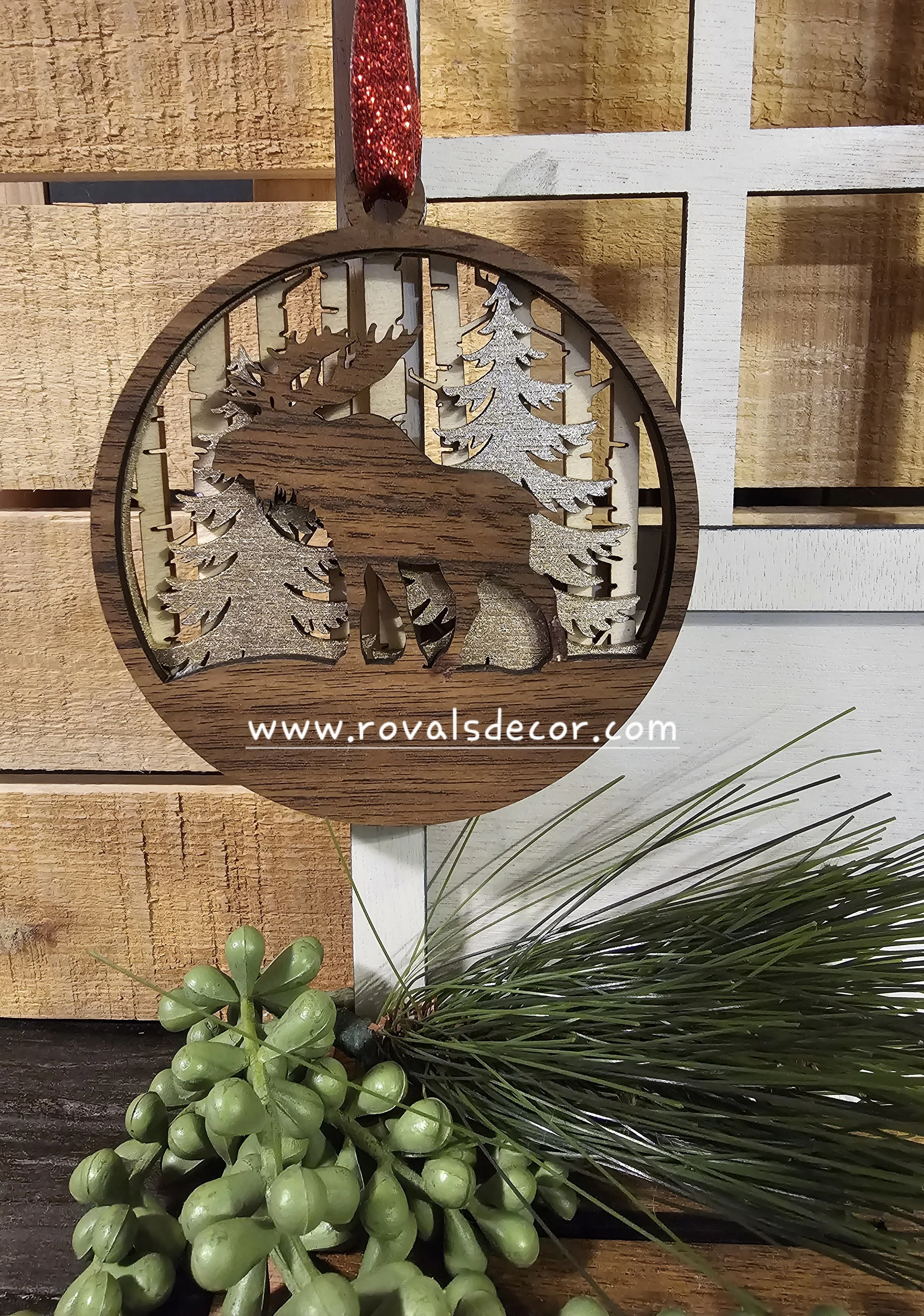 Wildlife Moose Ornament