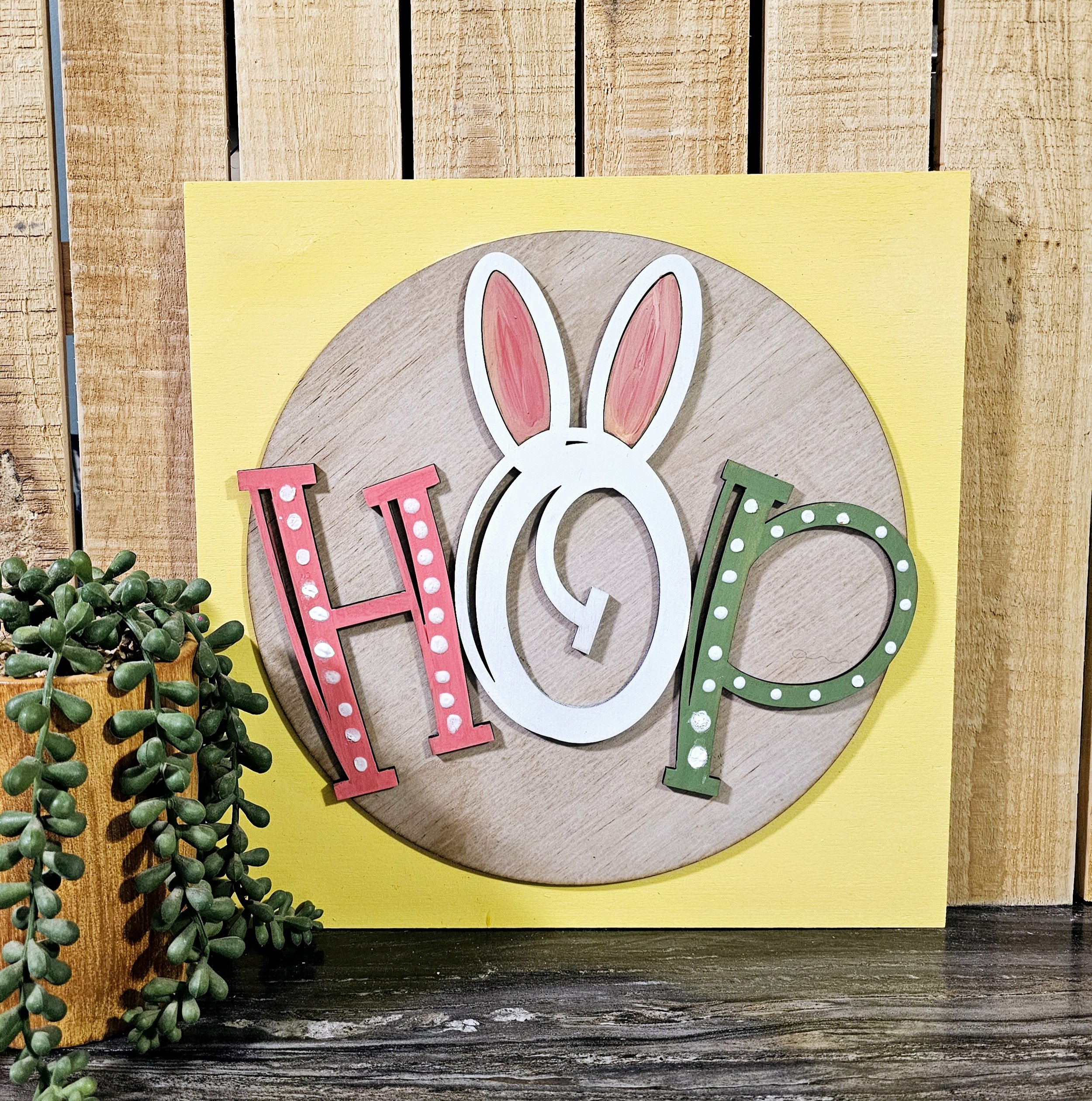 Hop Easter Ladder Tile