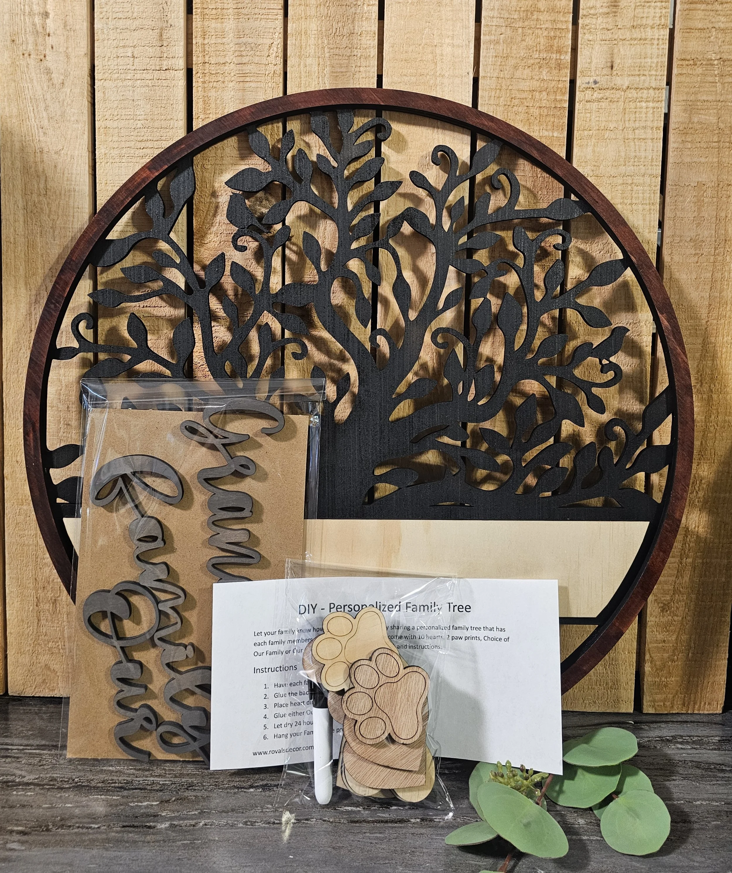 DIY Personalized Family Tree