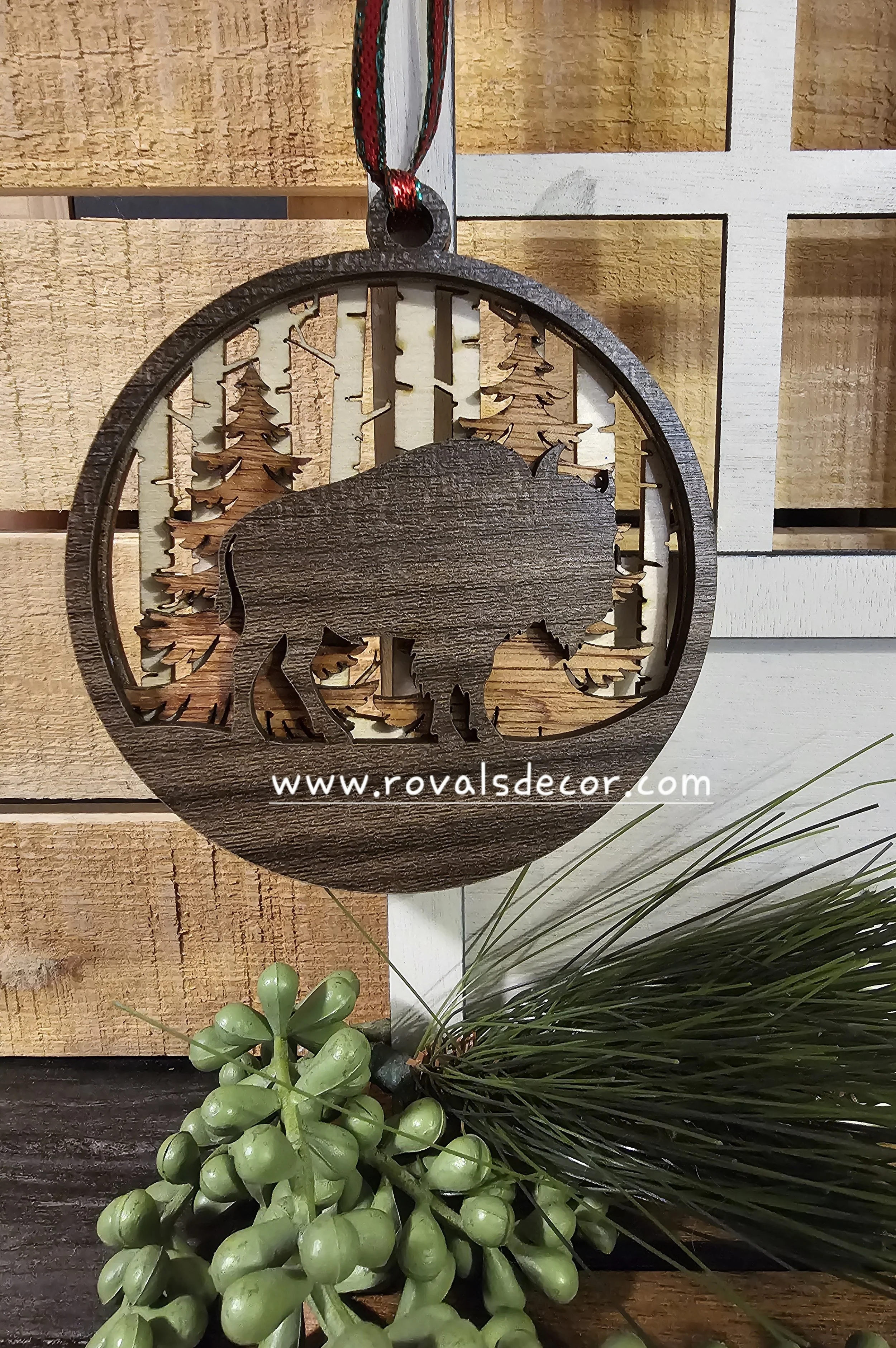 WildLife Buffalo Ornament