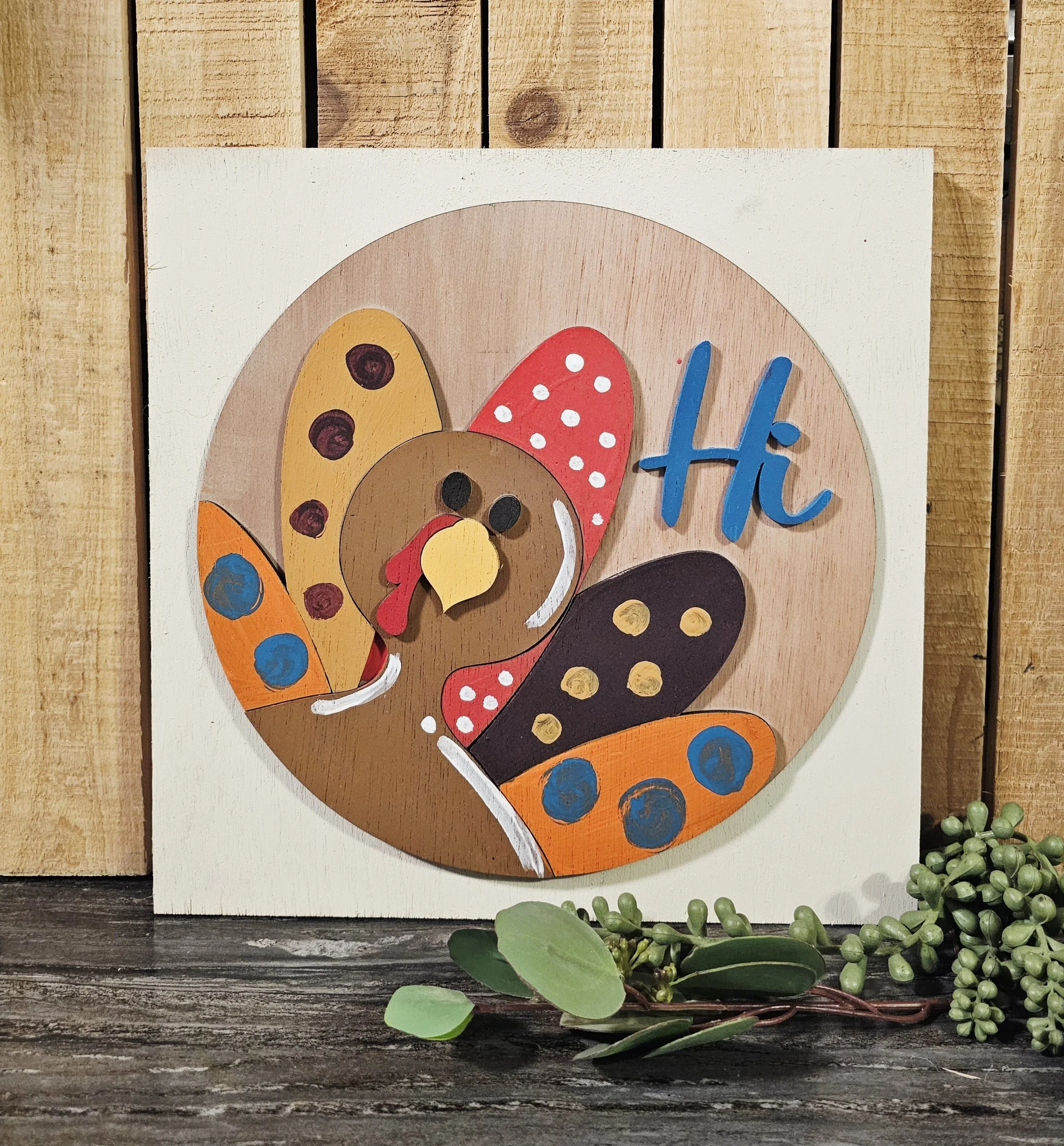 Gobble Turkey Ladder Tile