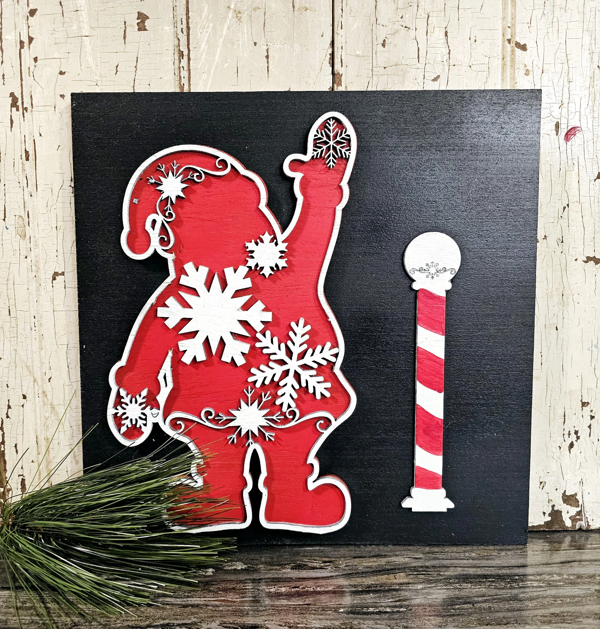 Christmas Santa Tile