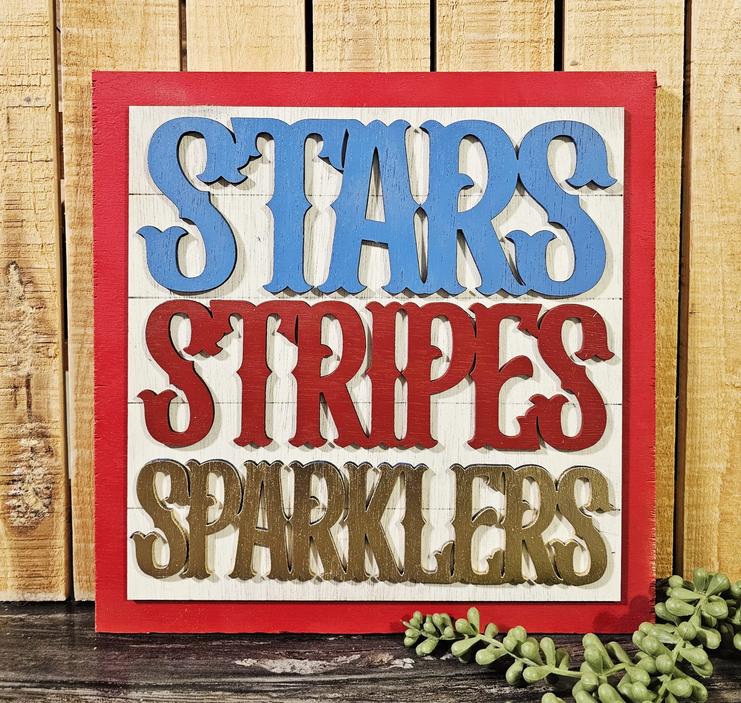 Stars Strips Sparklers