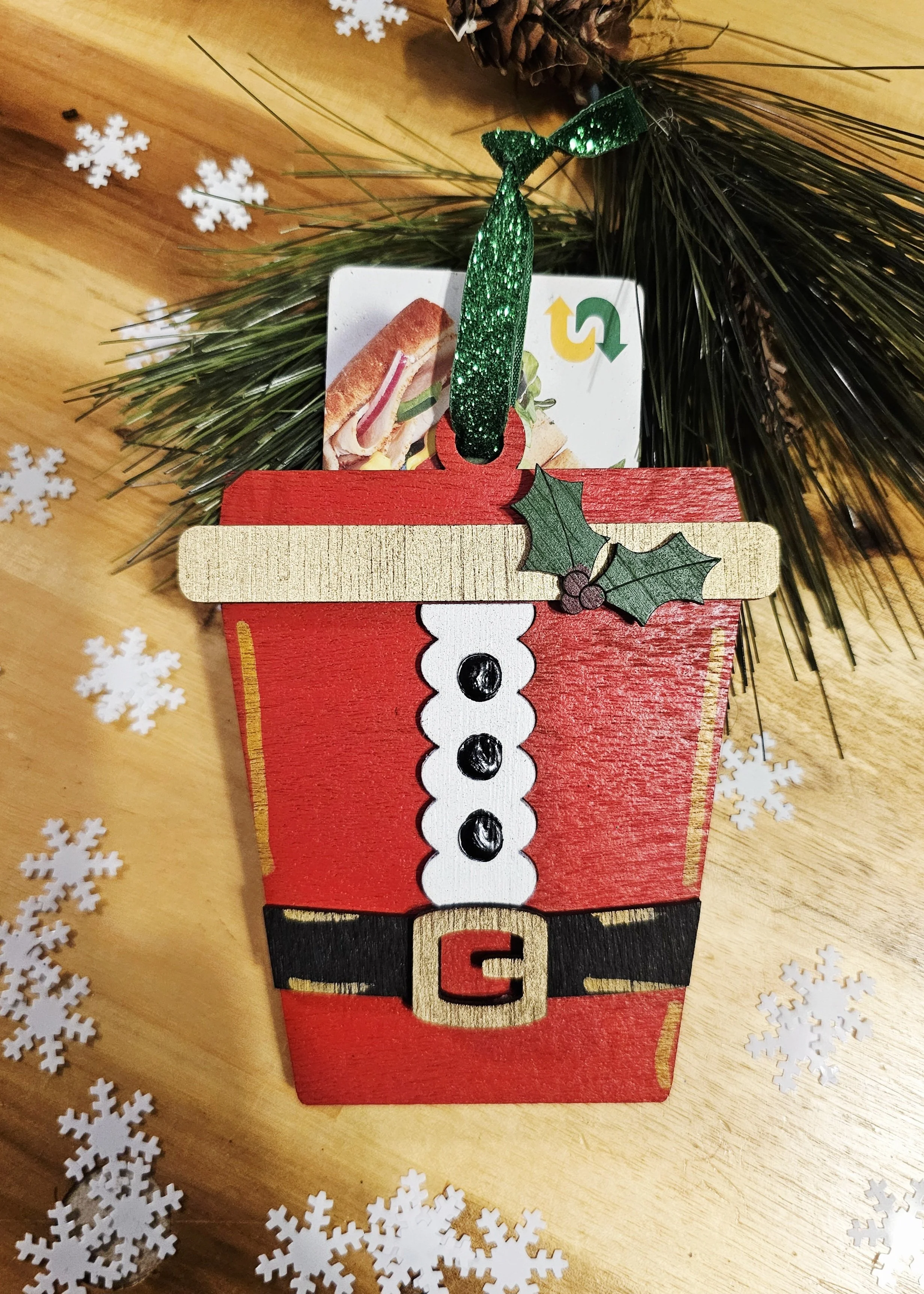 Santa Gift Card Holder