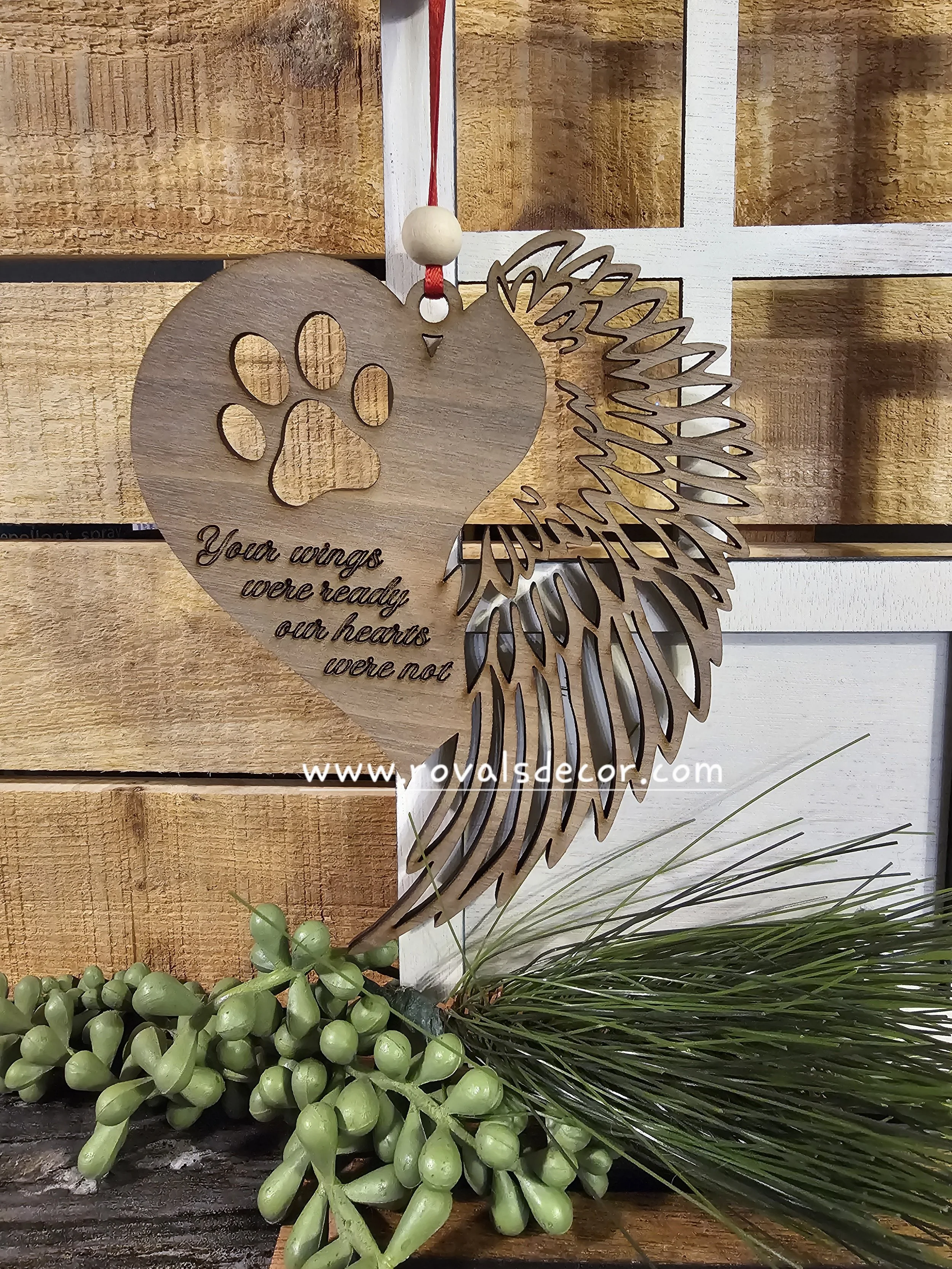 Dog Memorial Ornament