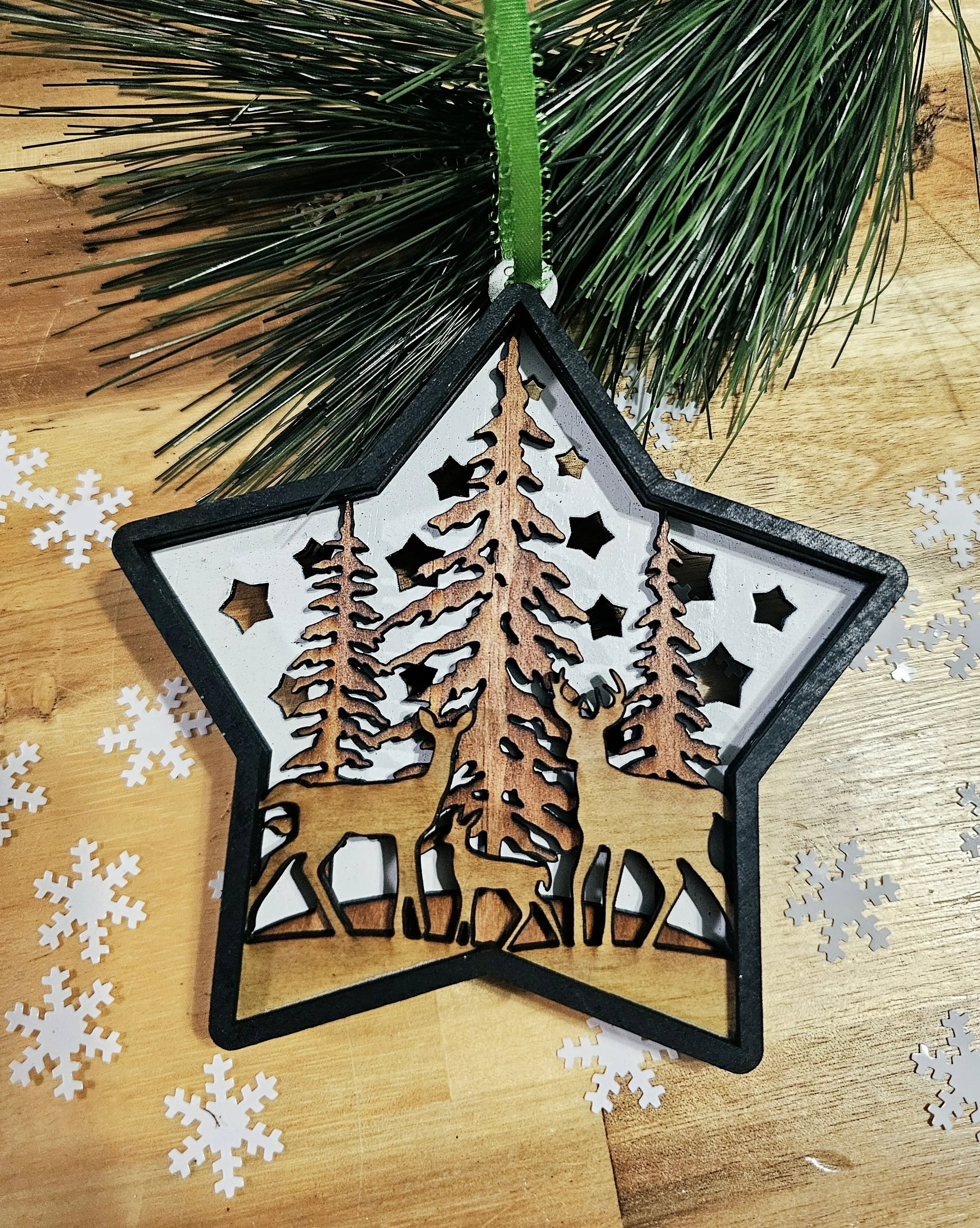 Star Deer Ornament