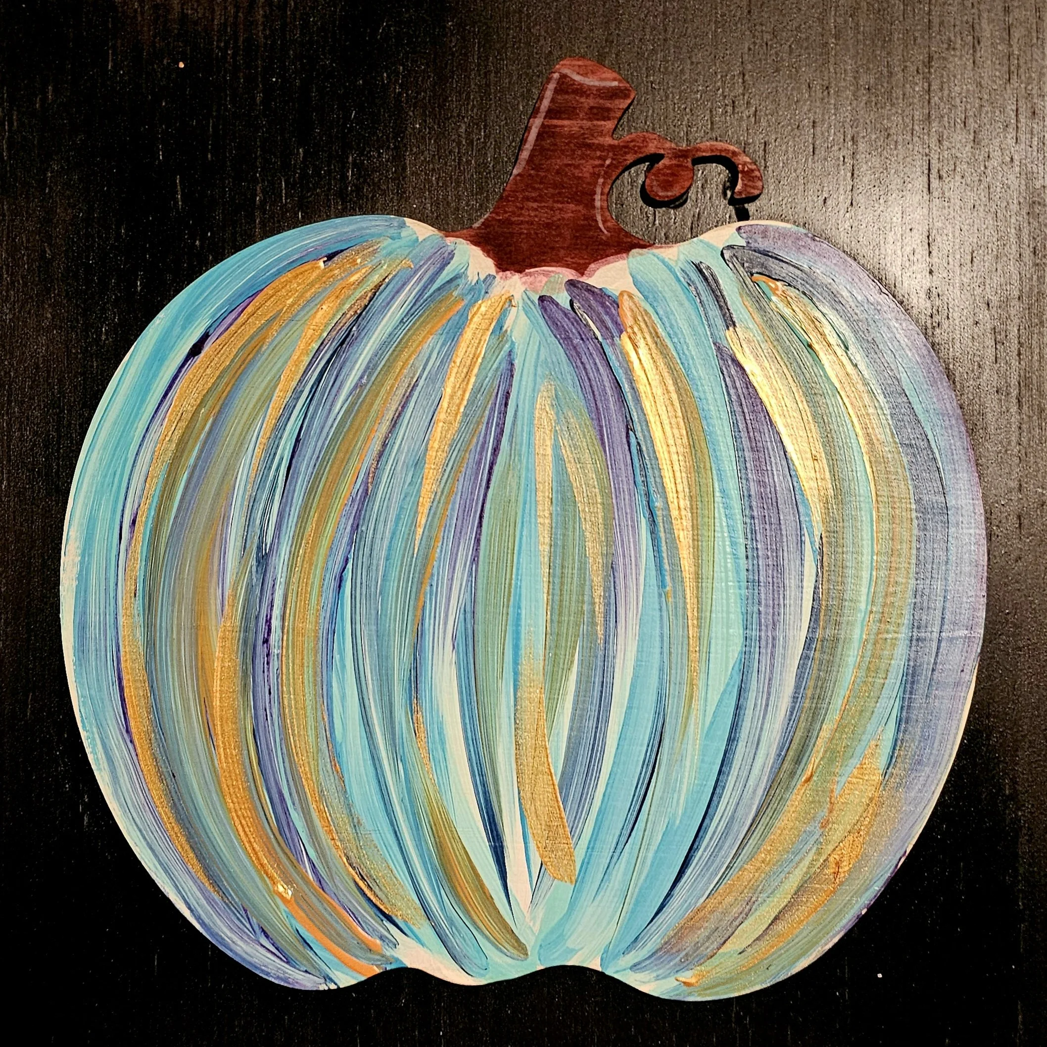 Whimsy Pumpkin Ladder Tile