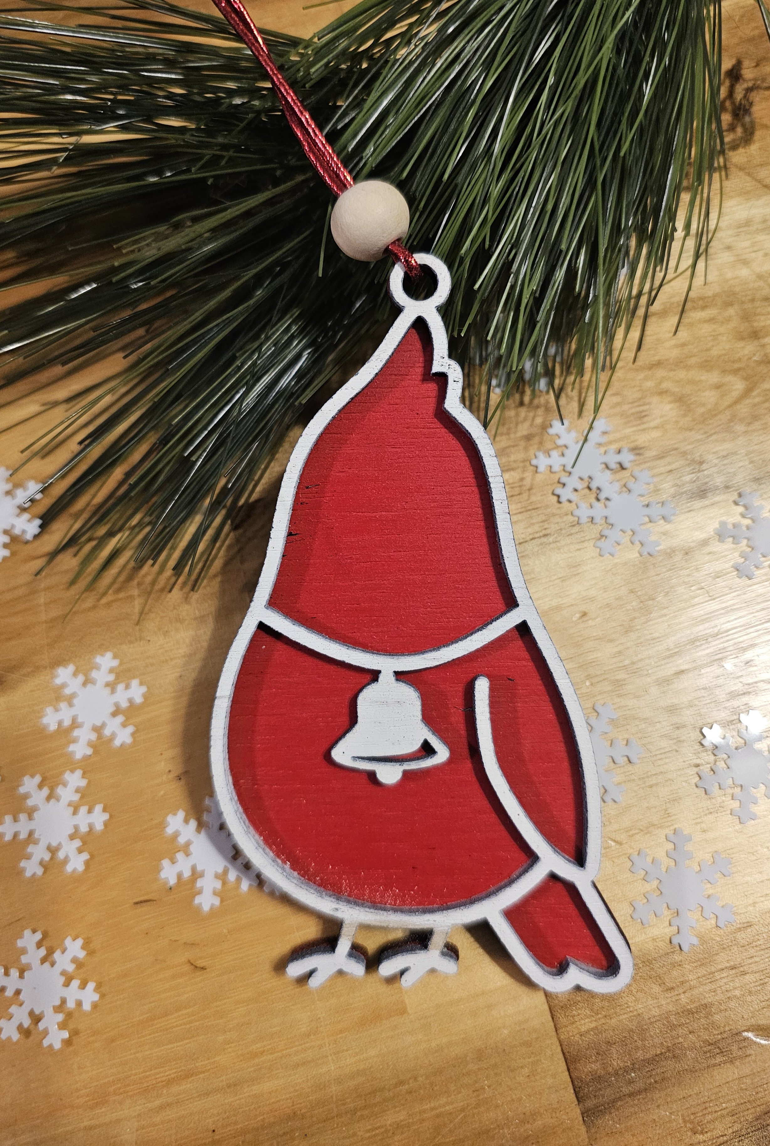 Cardinal Ornament