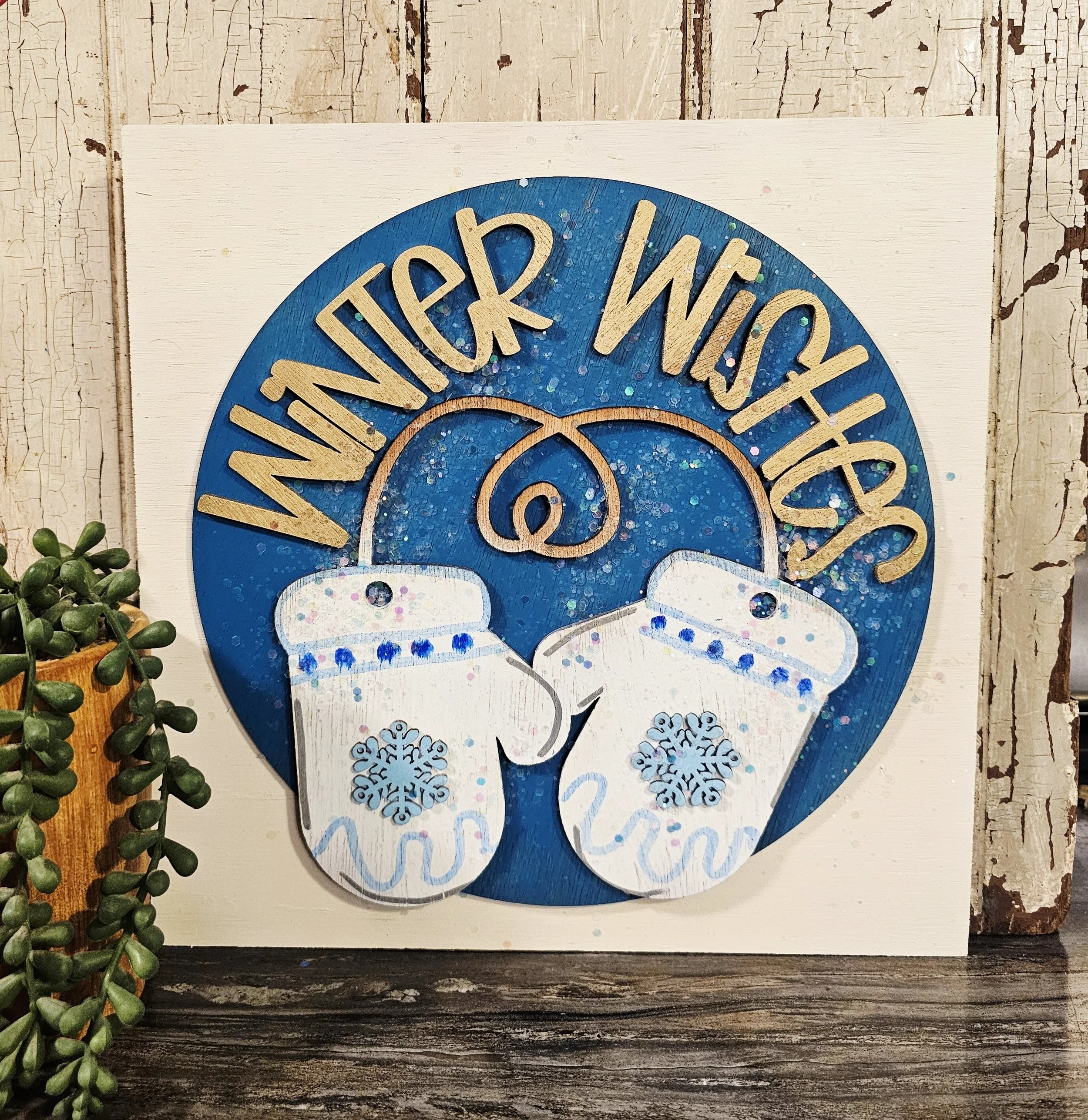 Winter Wishes Ladder Tile