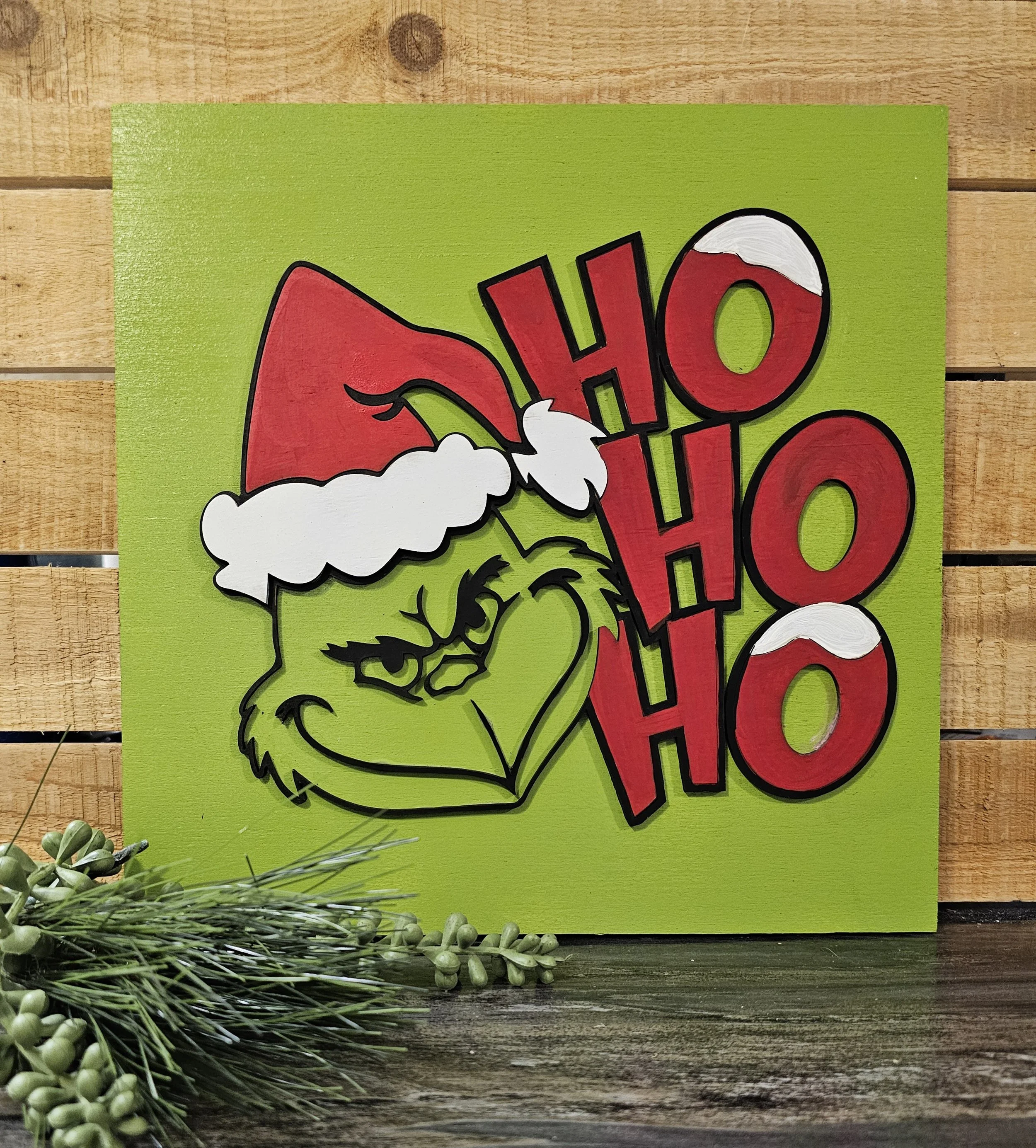 Grinch HoHo Tile