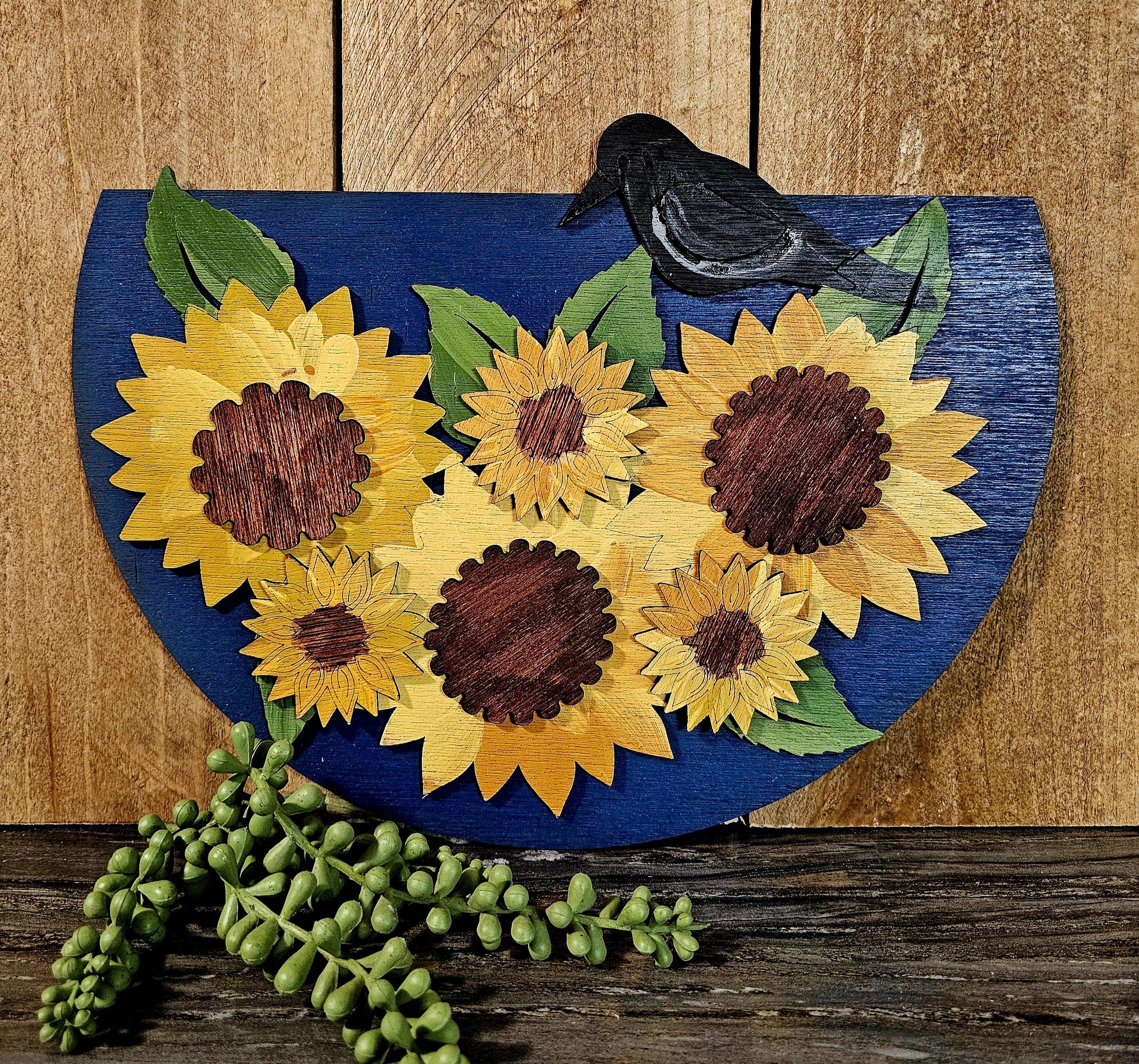 Sunflower Door Hanger Faceplate