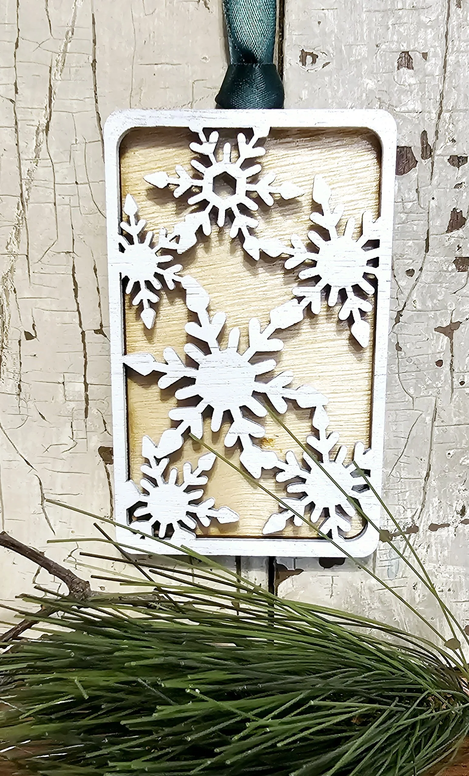 Snowflake Gift Card Holder Ornament