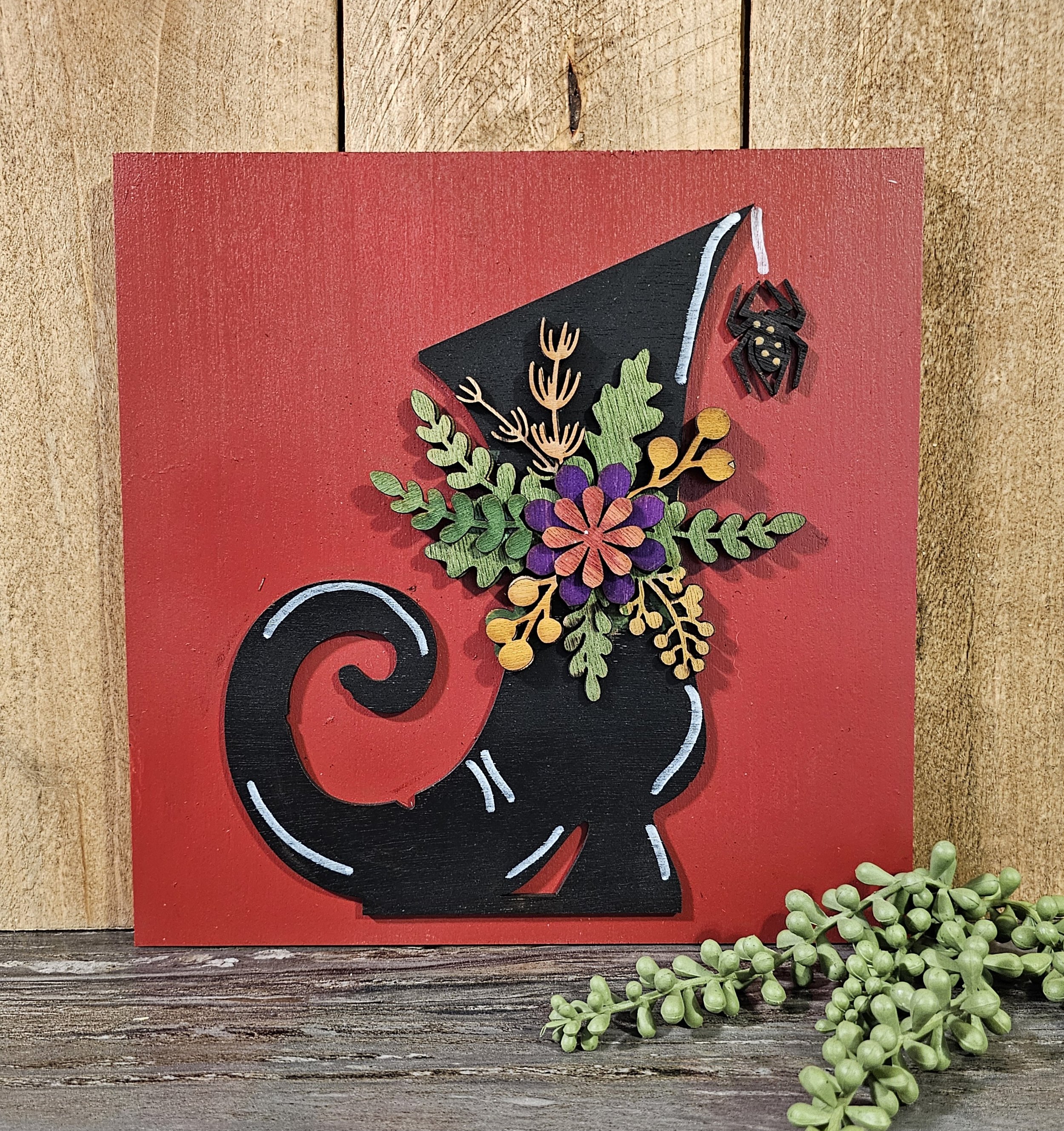 Witch Boot Ladder Tile